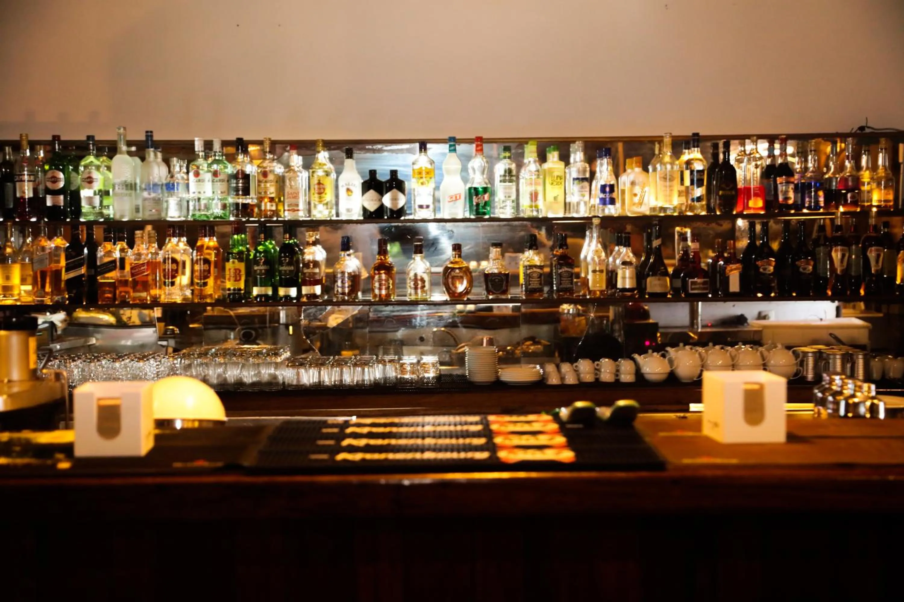 Alcoholic drinks in Hotel Palm Beach