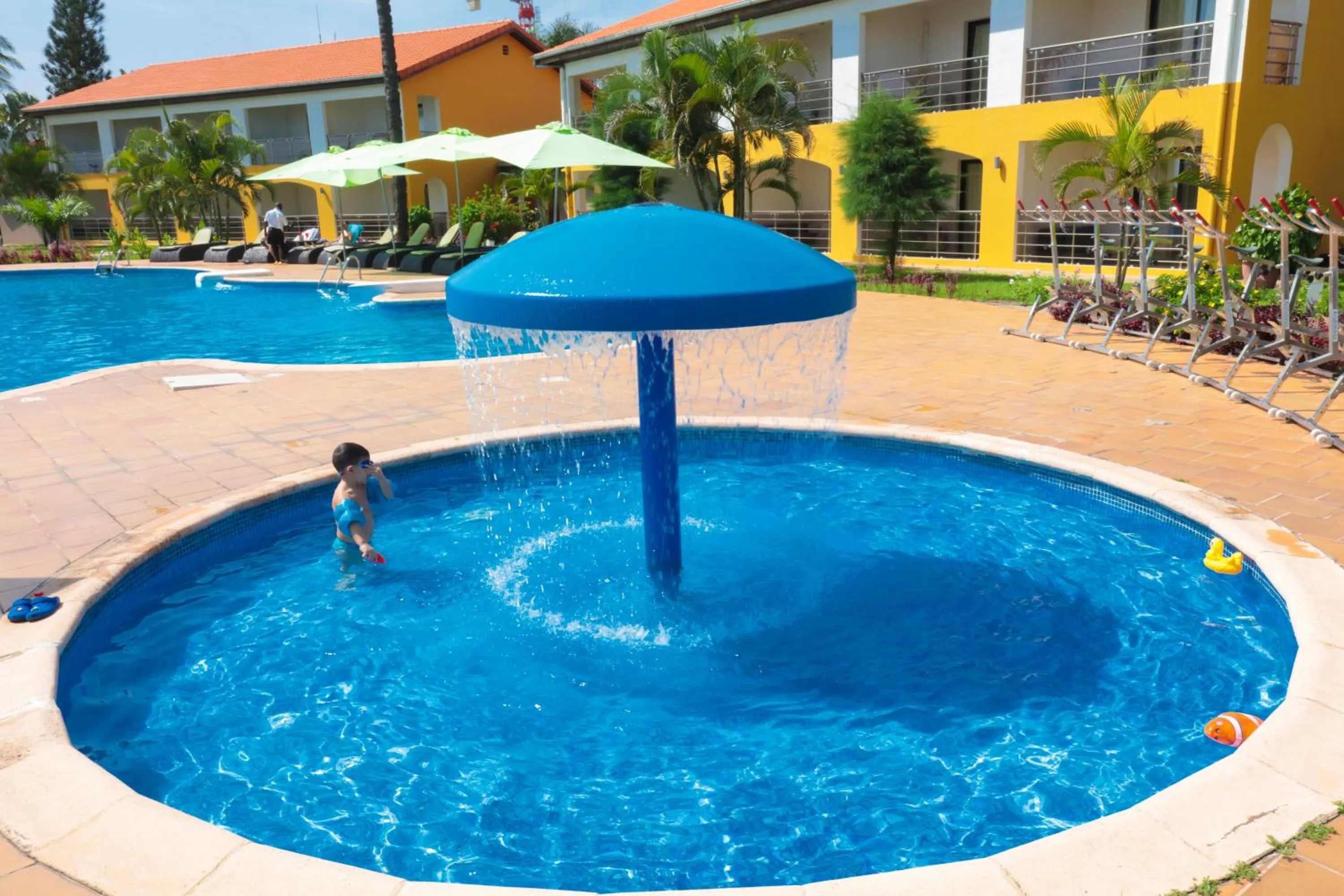 Swimming pool in Hotel Palm Beach