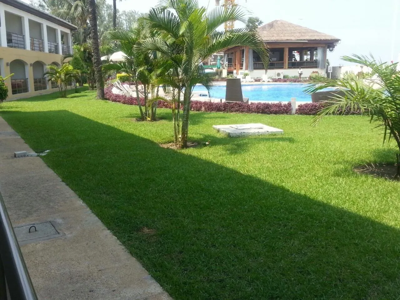 Garden view in Hotel Palm Beach