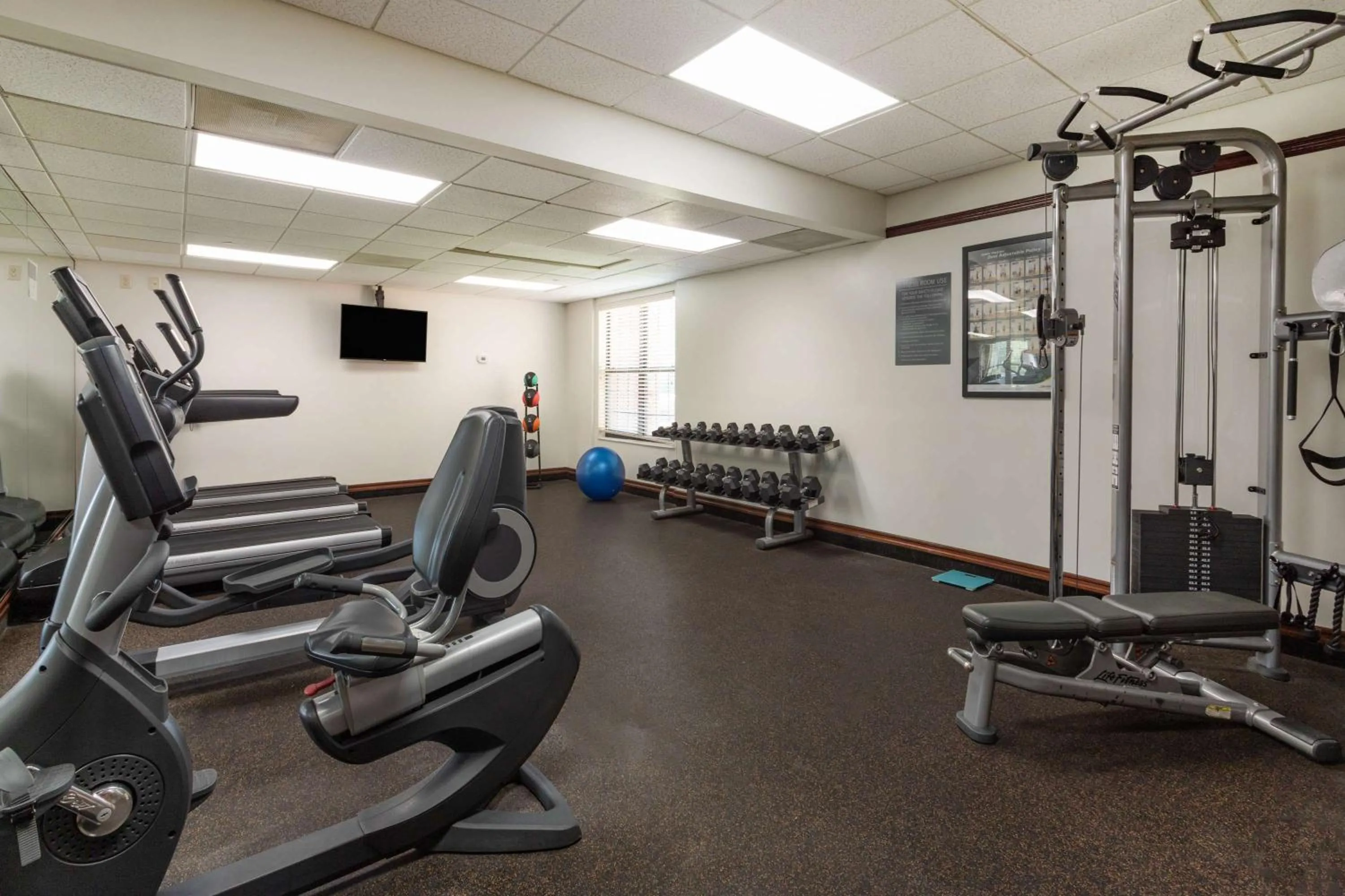 Fitness centre/facilities in Hyatt House Parsippany East