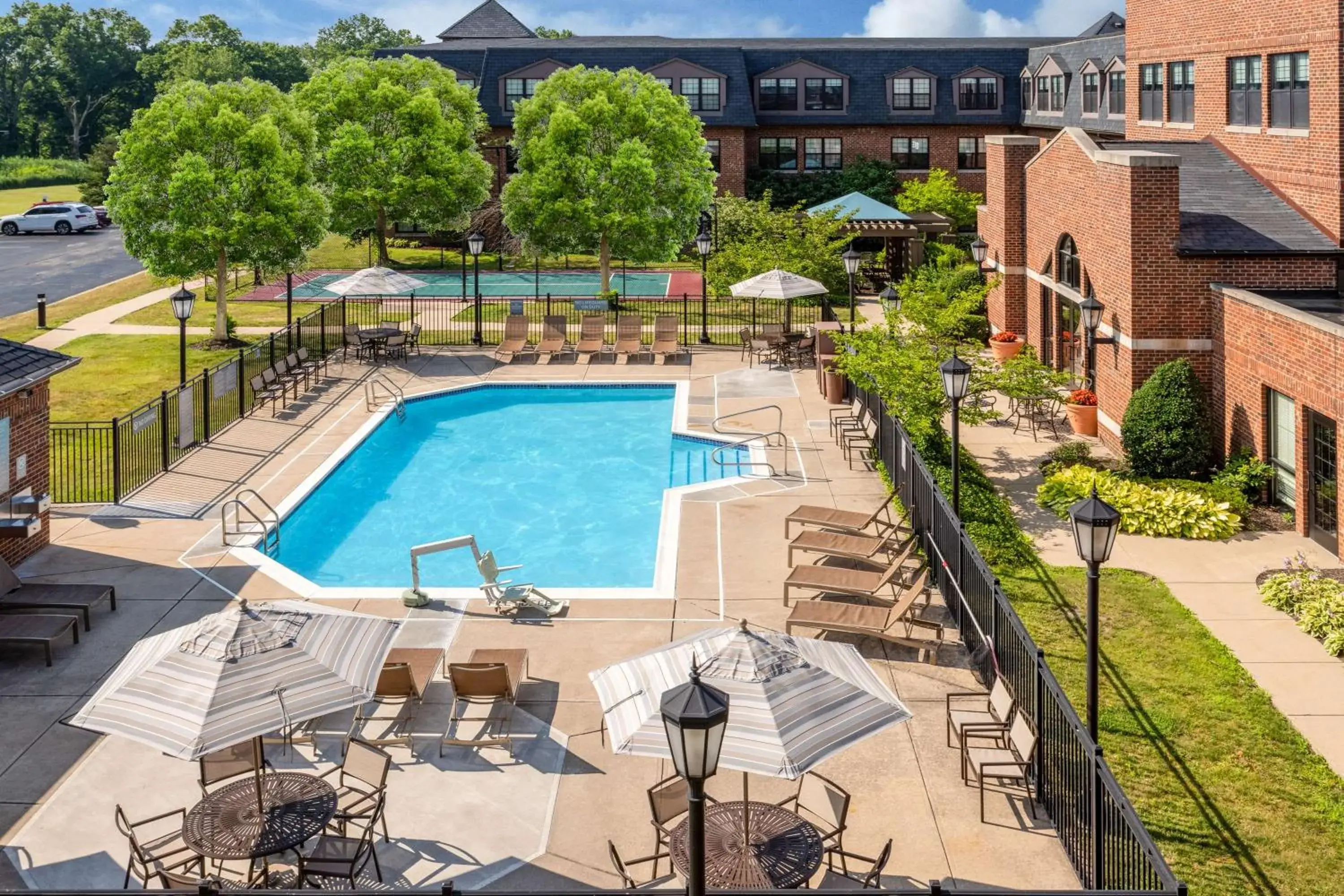 Swimming pool in Hyatt House Parsippany East Swimming pool in Hyatt House Parsippany East