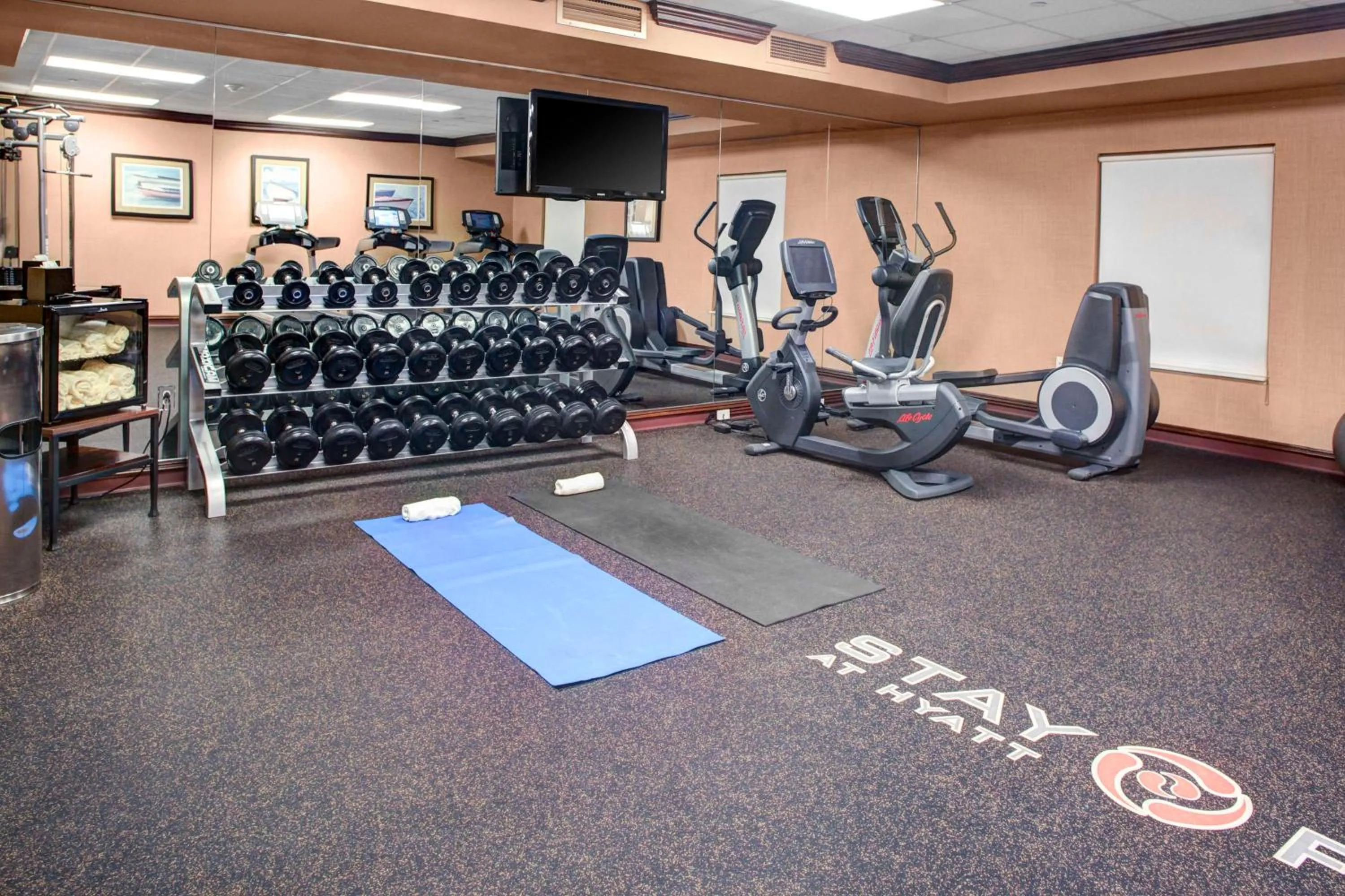 Fitness centre/facilities in Hyatt House Parsippany East