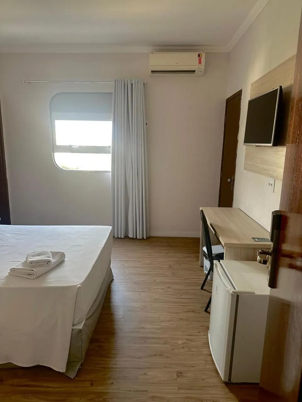 Bed in Fênix Hotel Campinas