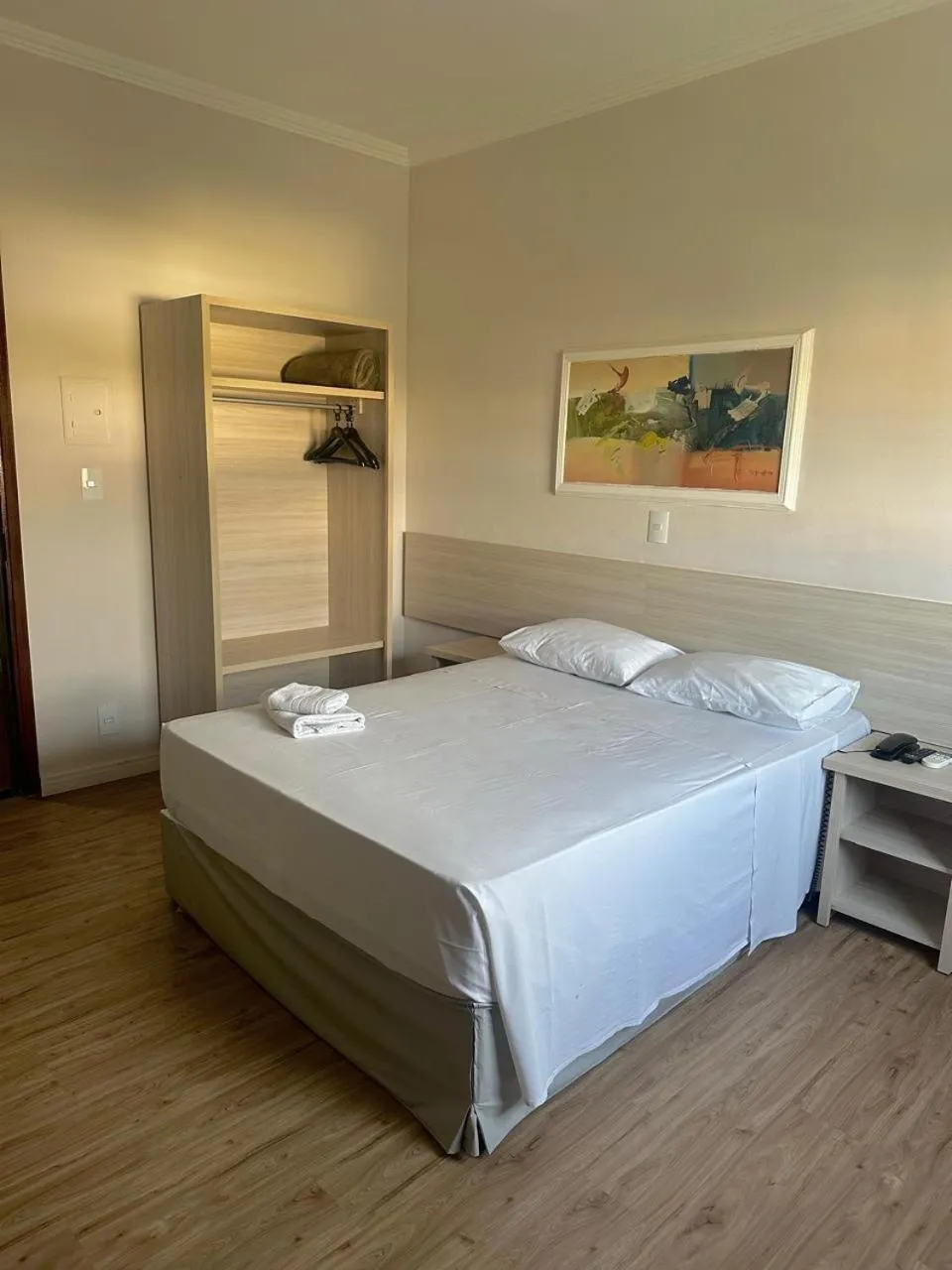 Bed in Fênix Hotel Campinas