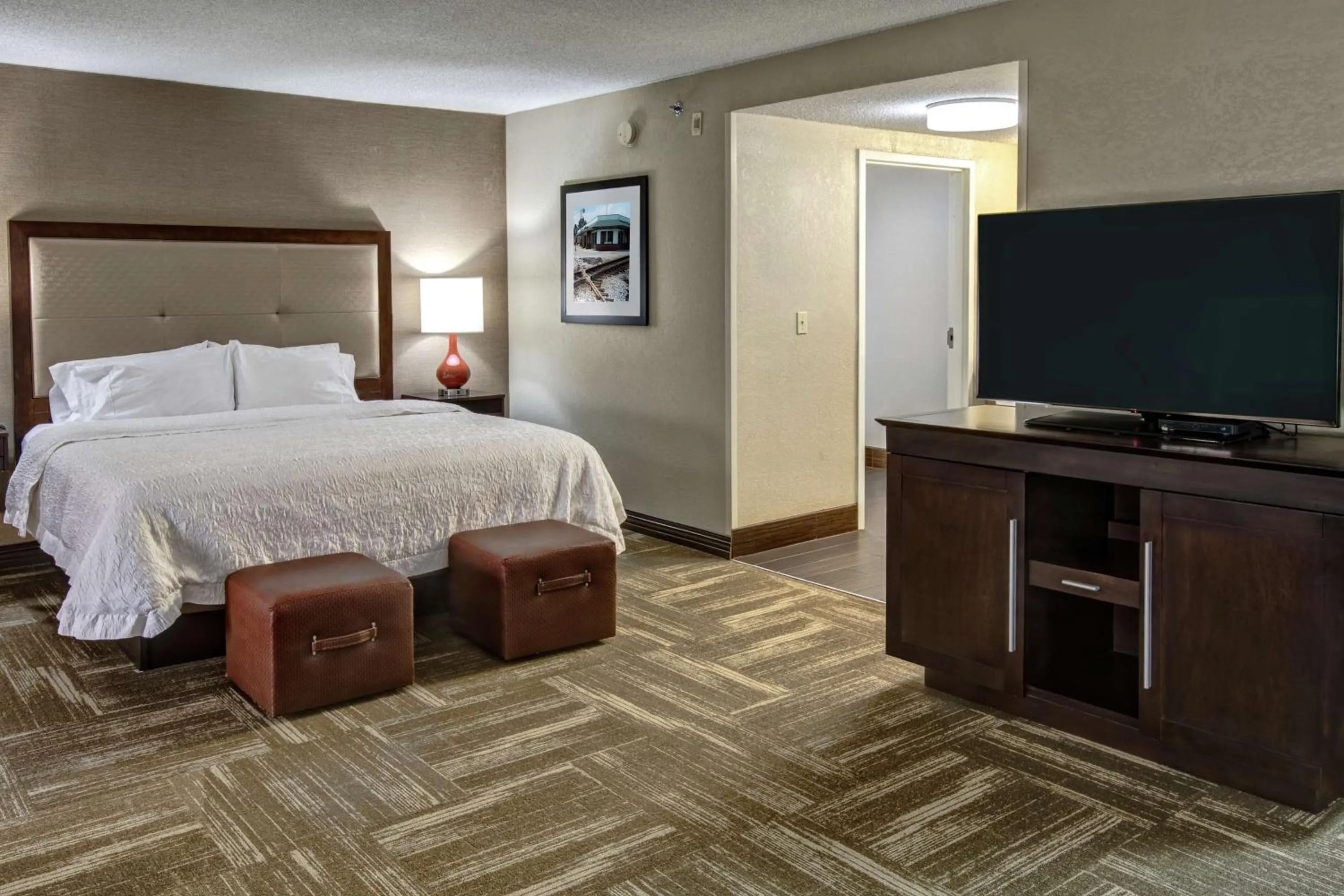 Bed in Hampton Inn Corinth