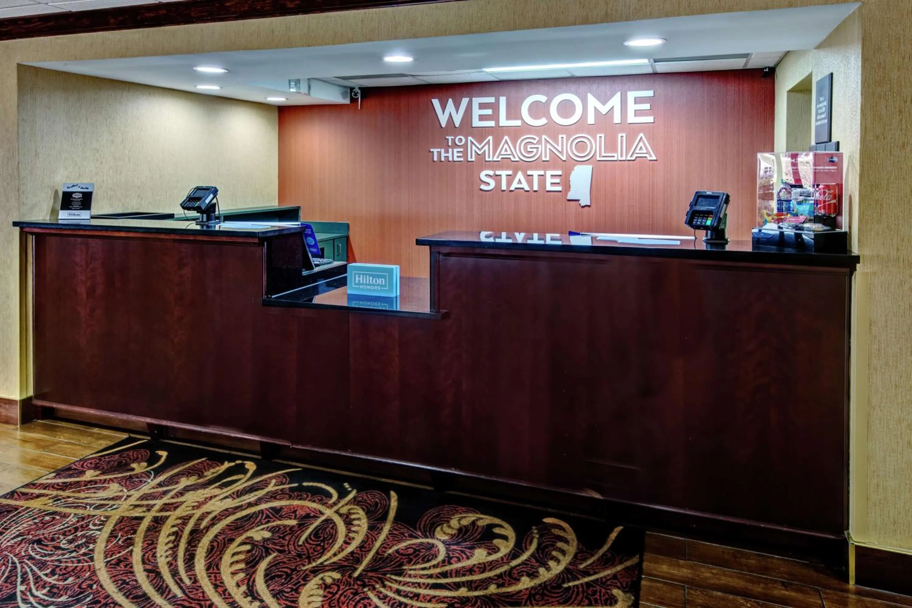Lobby or reception in Hampton Inn Corinth