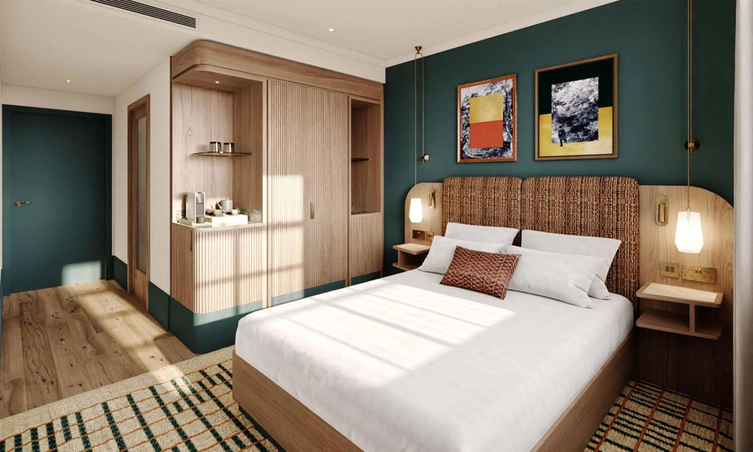 Bed in The Derby London City, Curio Collection By Hilton