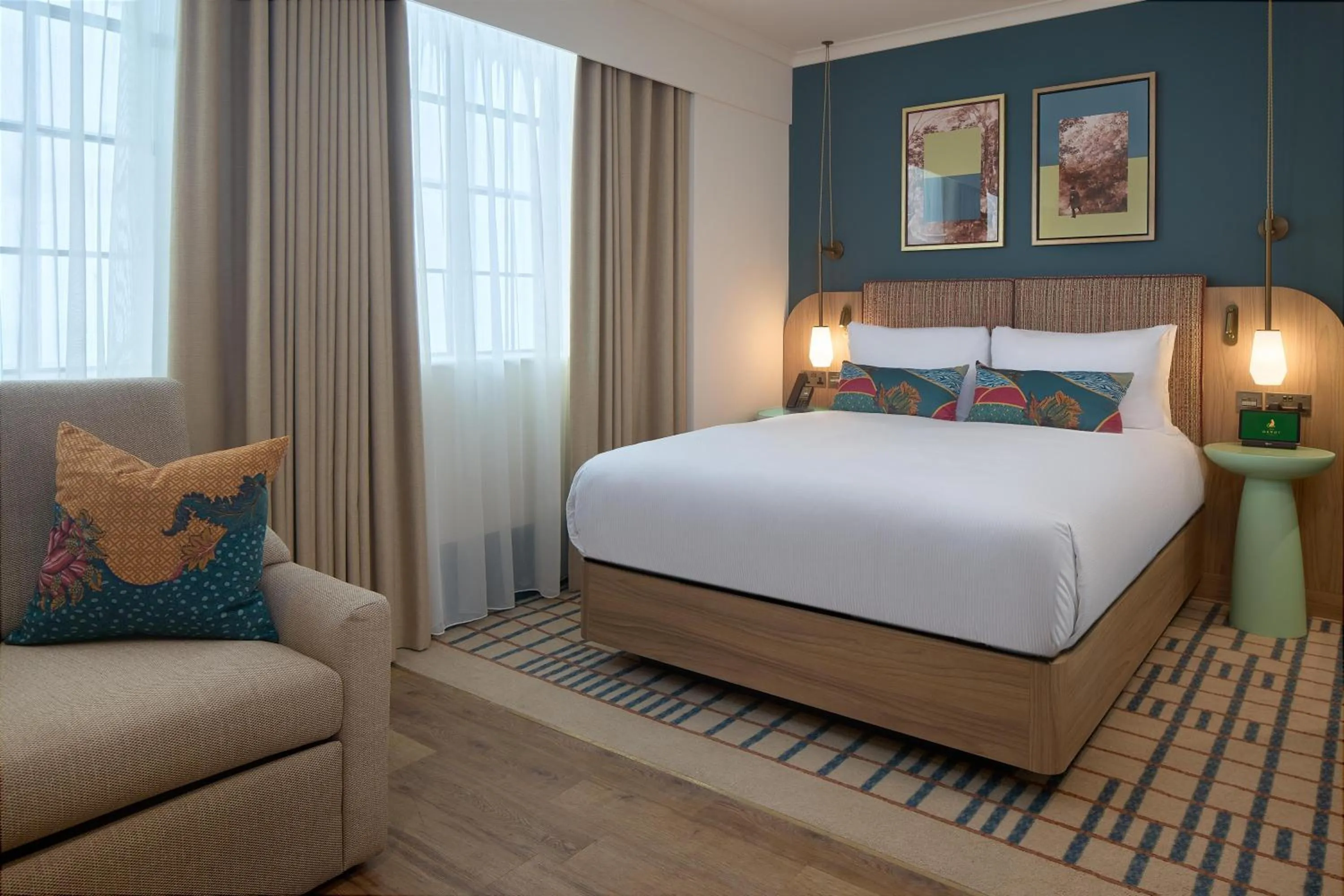 Bed in The Derby London City, Curio Collection By Hilton