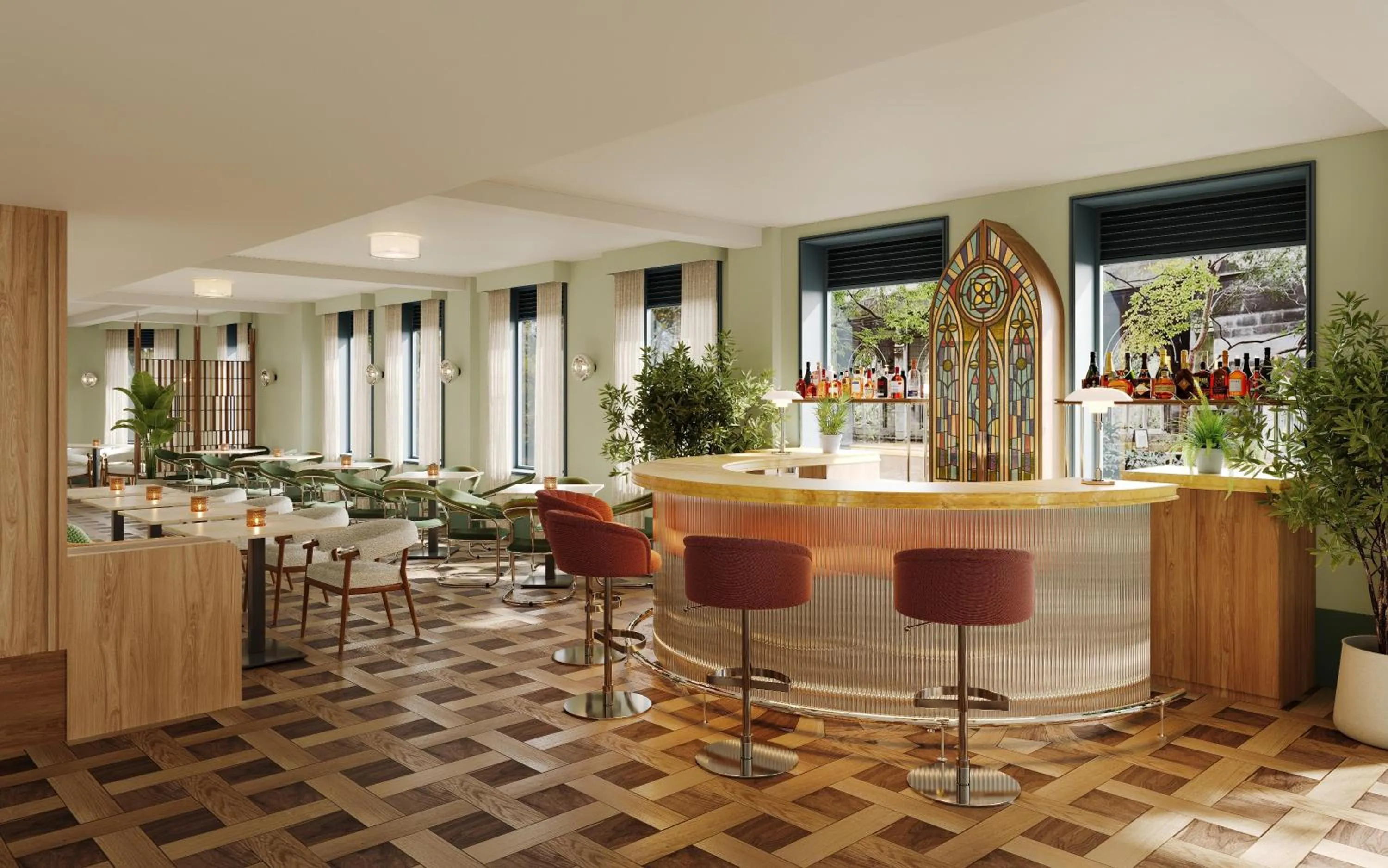Lounge or bar in The Derby London City, Curio Collection By Hilton