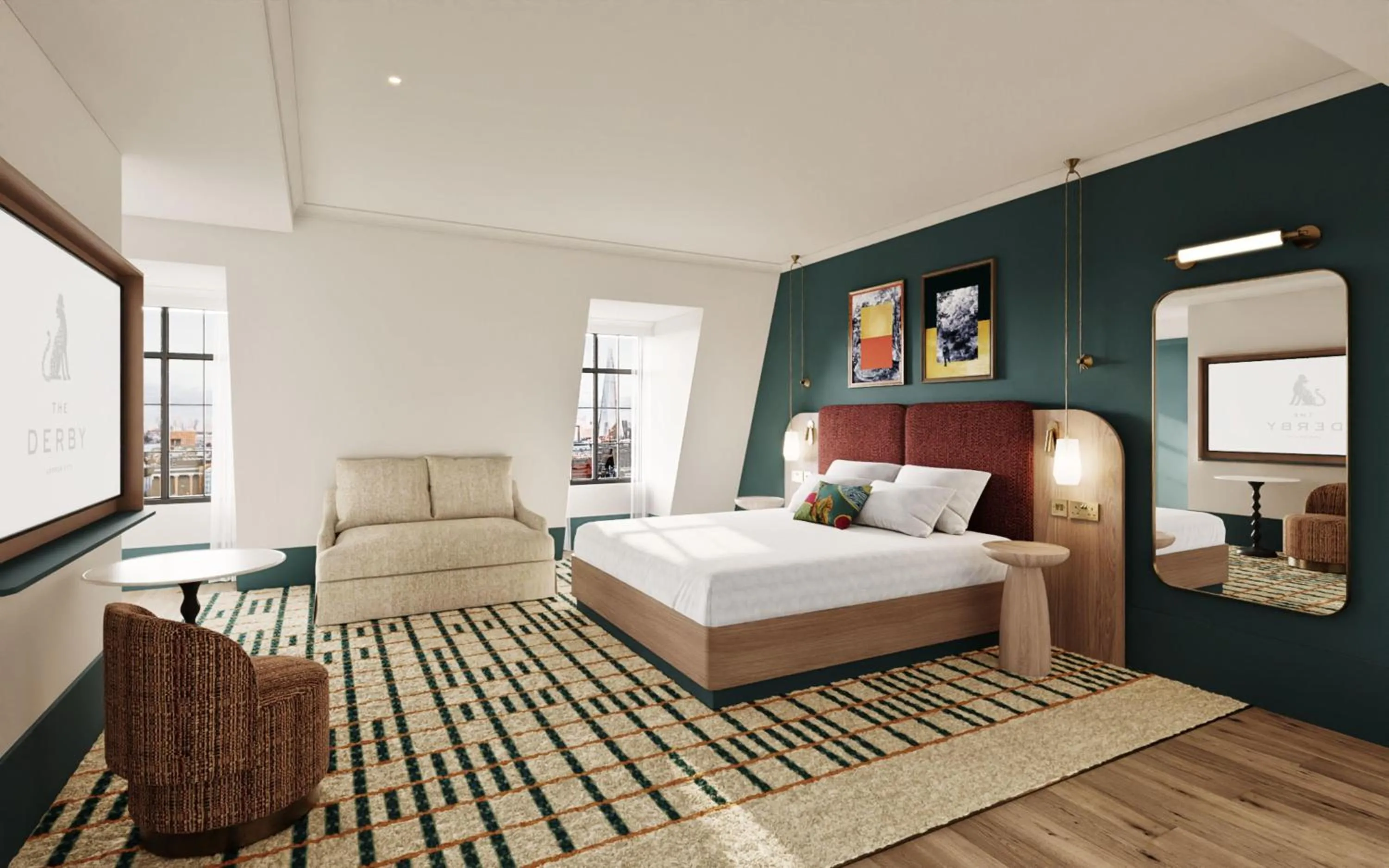 Bed in The Derby London City, Curio Collection By Hilton