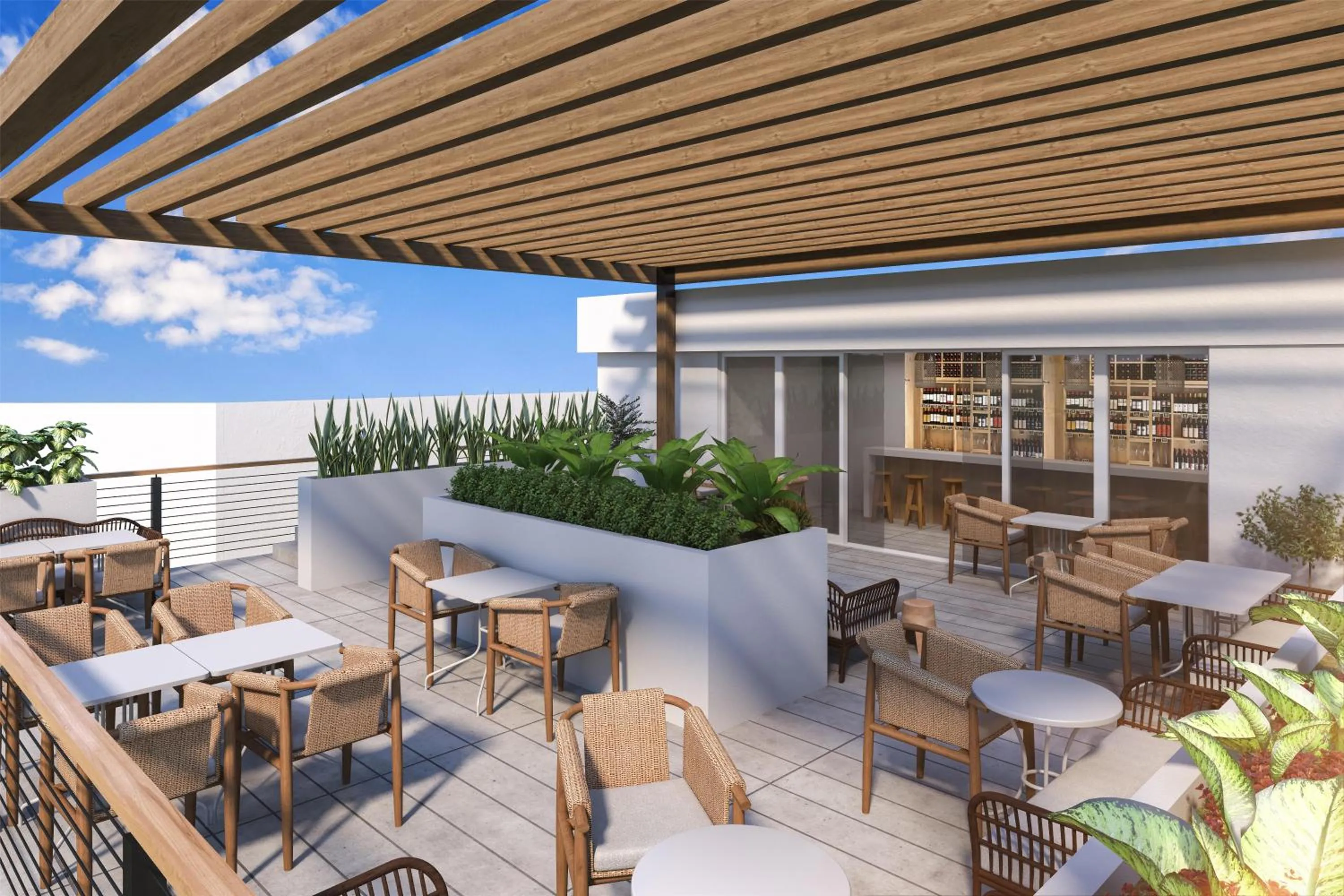 Lounge or bar in Hilton Miami Beach
