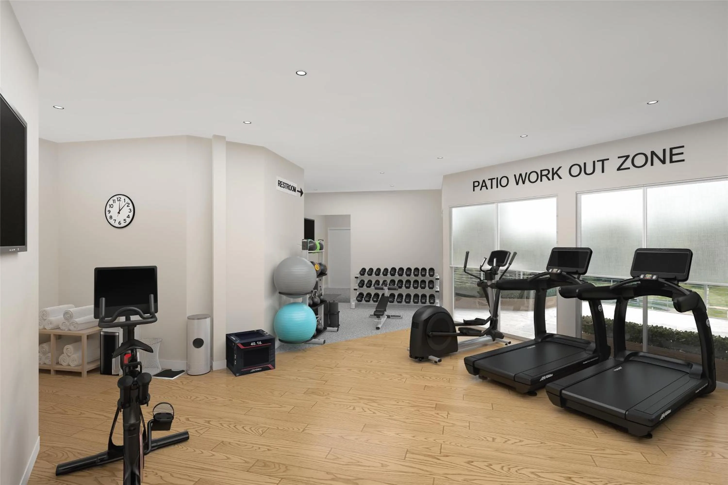 Fitness centre/facilities in Hilton Miami Beach