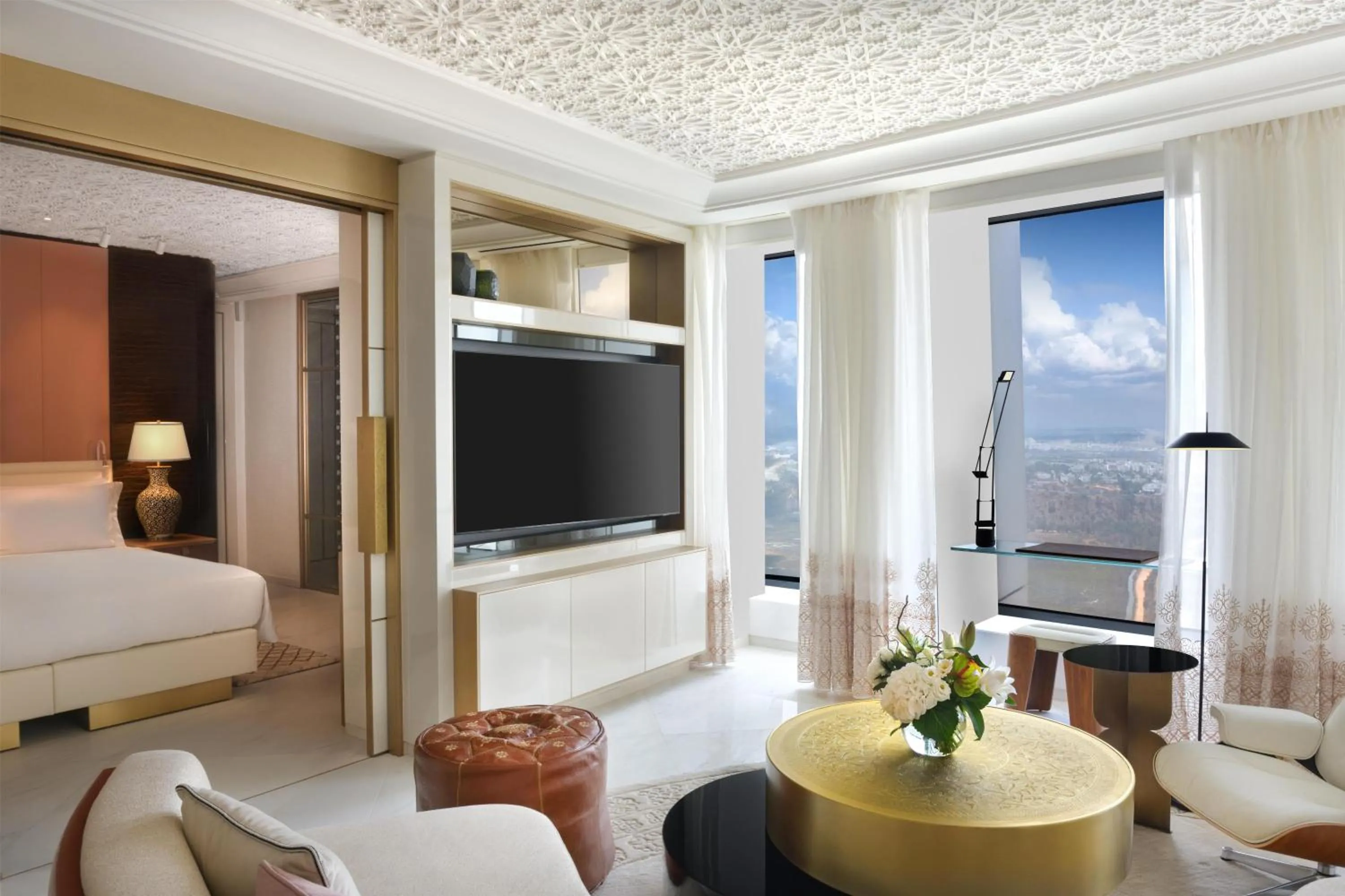 Living room, Bed in Waldorf Astoria Rabat Salé