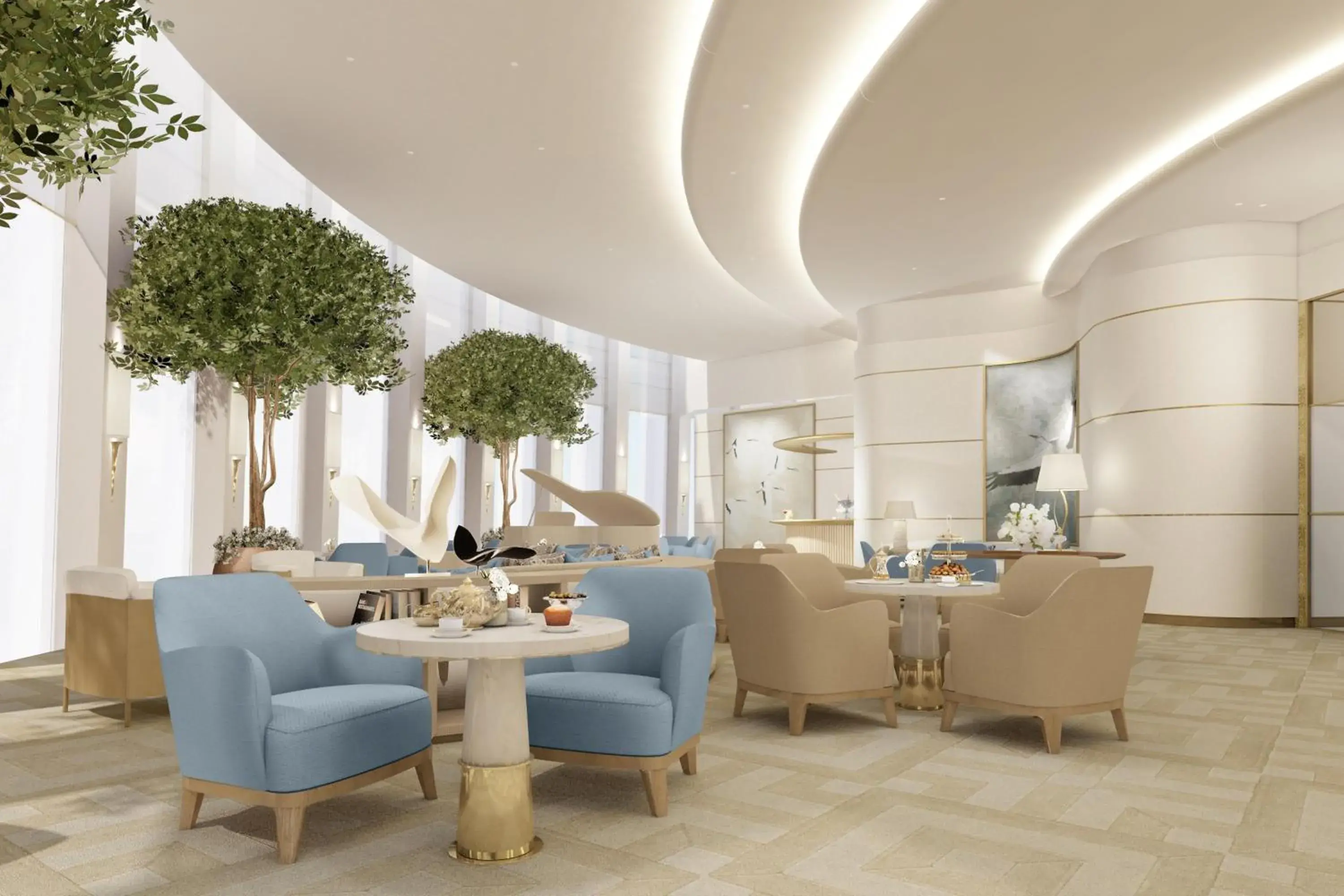 Lounge or bar in Waldorf Astoria Rabat Salé Lounge or bar in Waldorf Astoria Rabat Salé