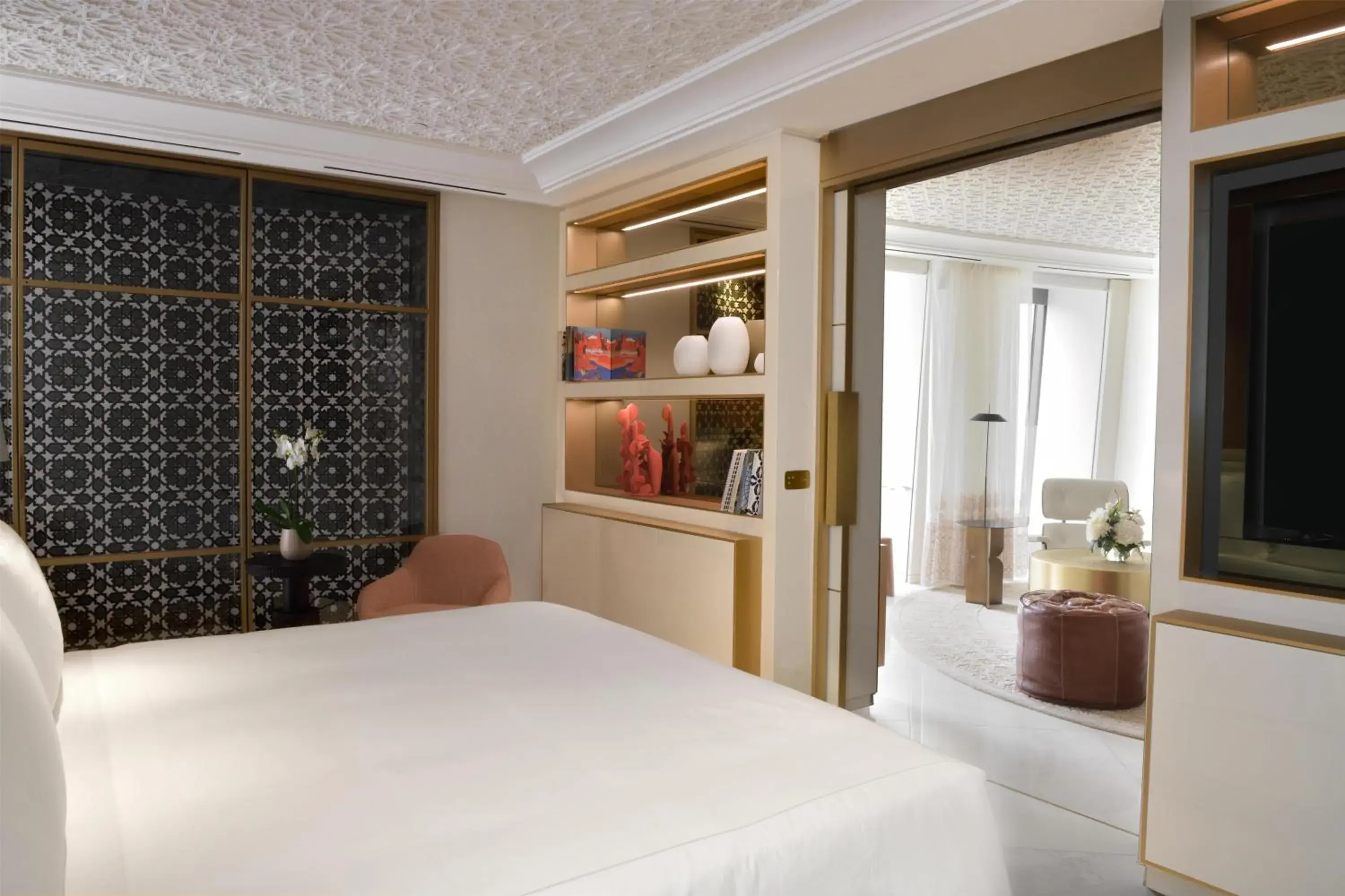 One-Bedroom Premier King Suite with Panoramic View in Waldorf Astoria Rabat Salé One-Bedroom Premier King Suite with Panoramic View in Waldorf Astoria Rabat Salé