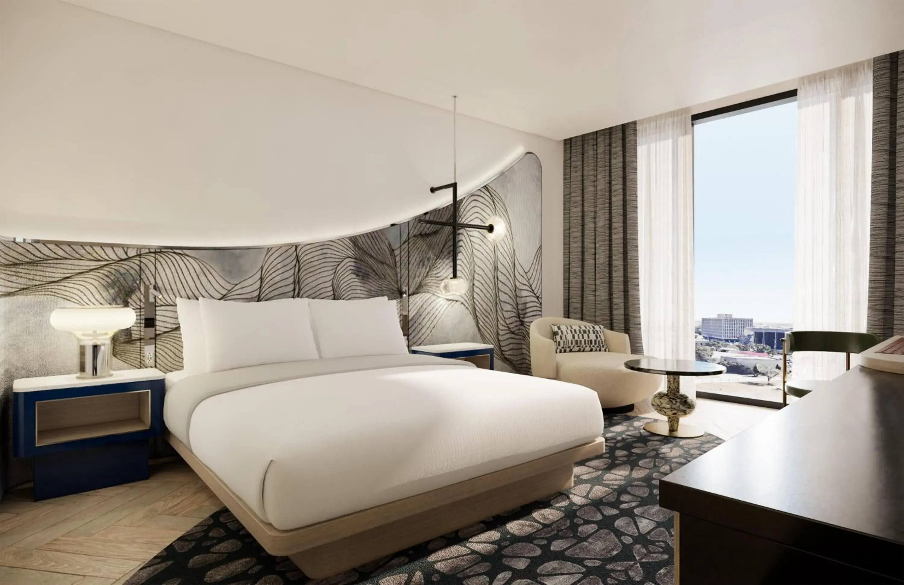 Monarch King Room in The Monarch San Antonio, Curio Collection By Hilton Monarch King Room in The Monarch San Antonio, Curio Collection By Hilton