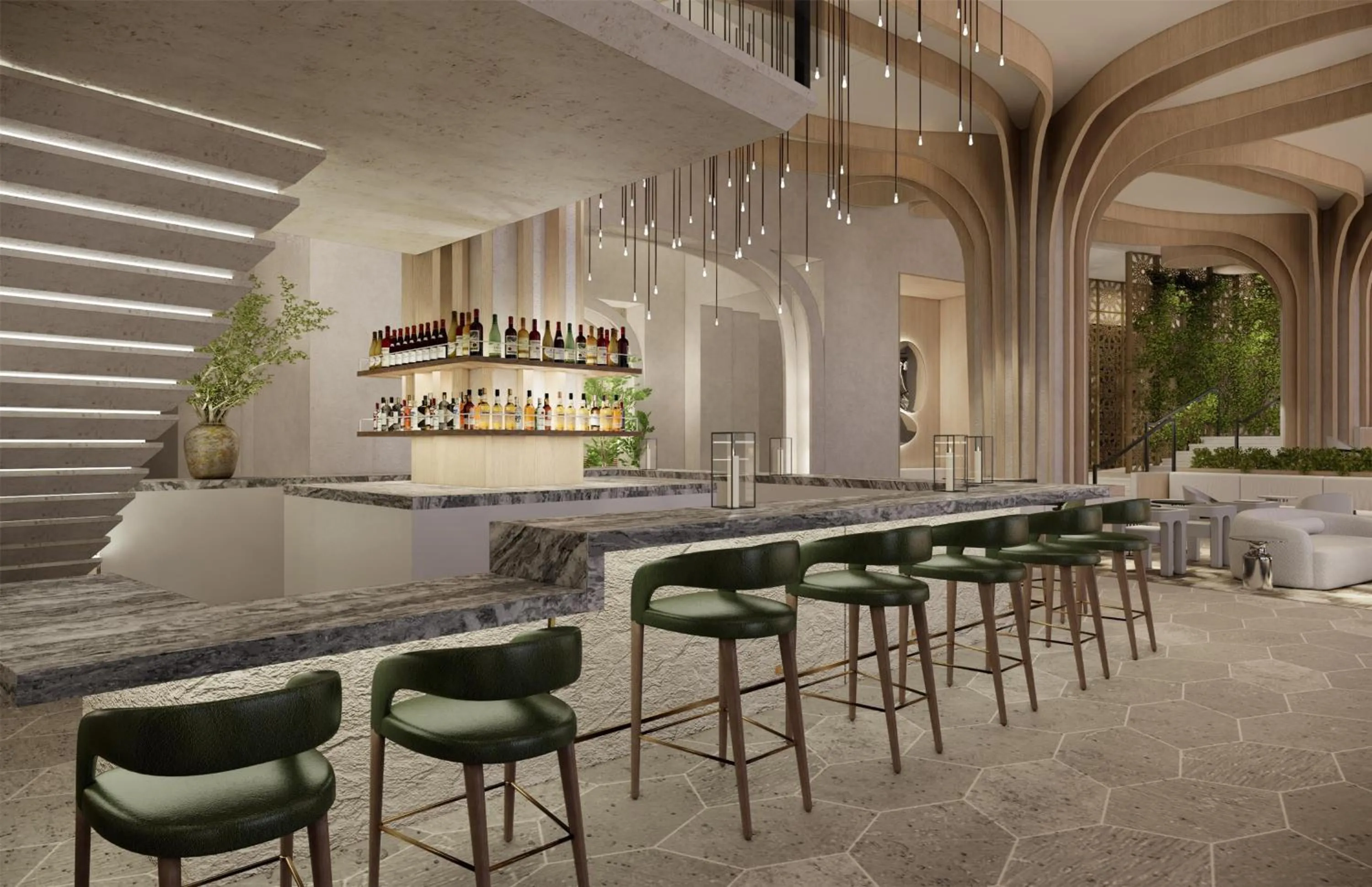 Lounge or bar in The Monarch San Antonio, Curio Collection By Hilton