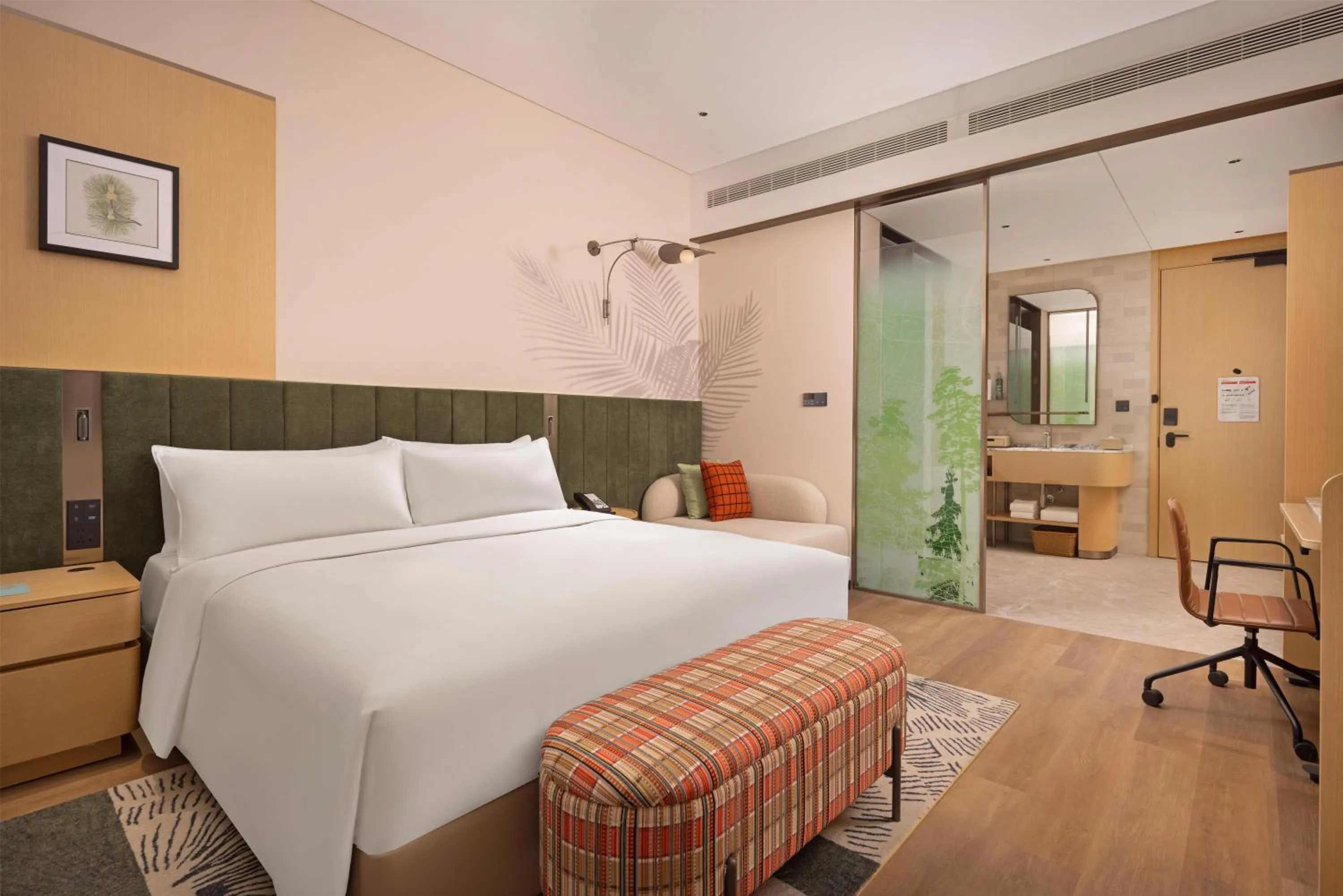 Bed in Hilton Garden Inn Songyuan Ningjiang