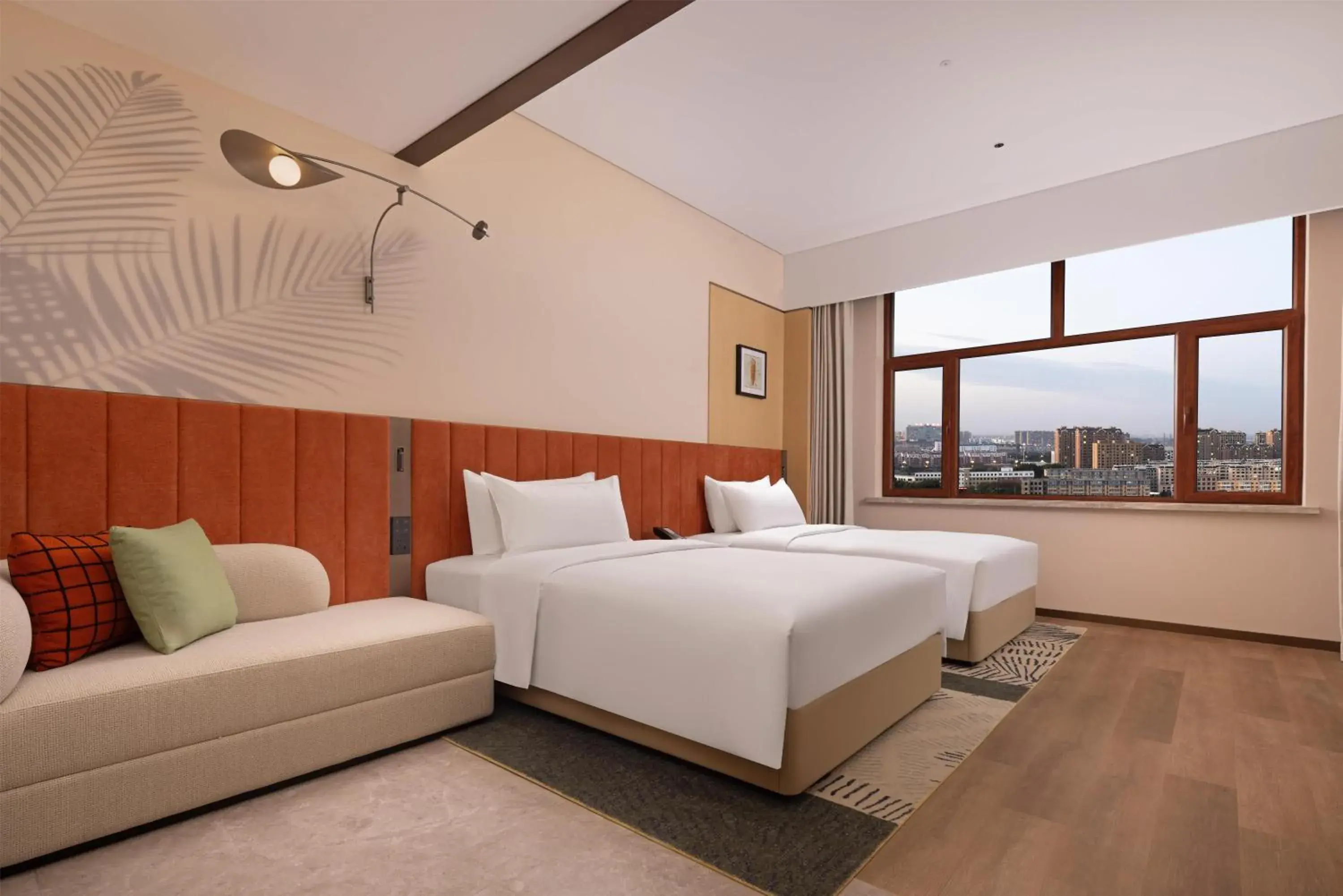 Deluxe Twin Room in Hilton Garden Inn Songyuan Ningjiang Deluxe Twin Room in Hilton Garden Inn Songyuan Ningjiang