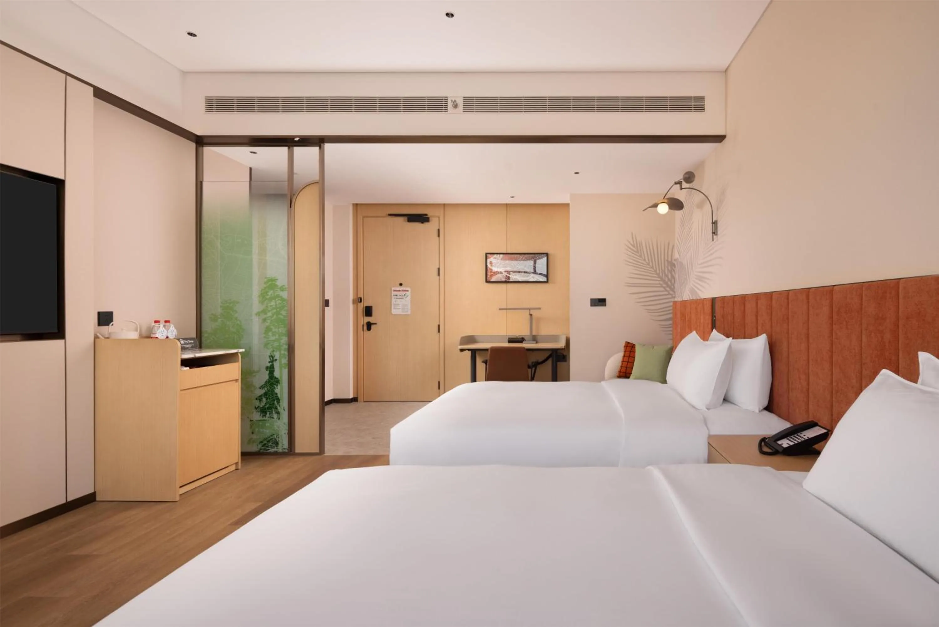 Bed in Hilton Garden Inn Songyuan Ningjiang