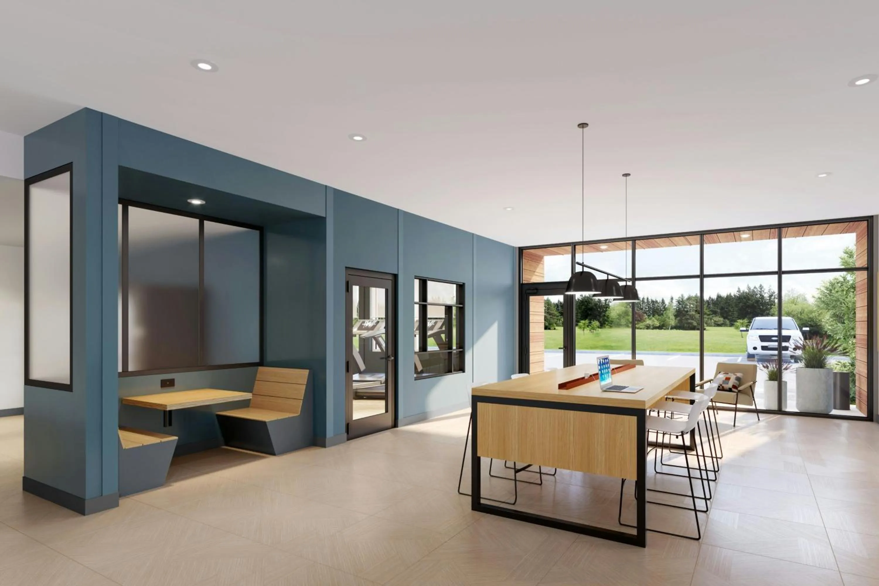 Lobby or reception in StudioRes by Marriott Newnan