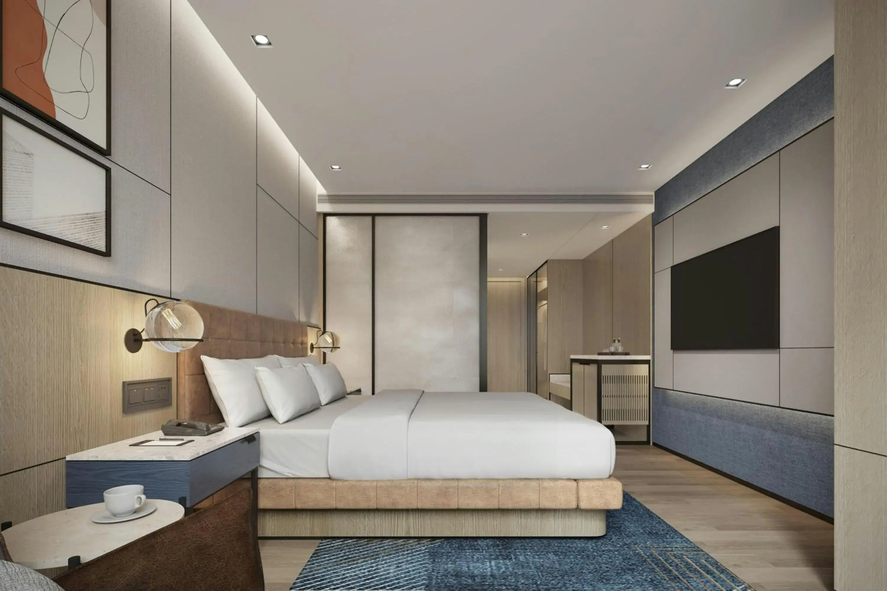 King Room with Urban View in Four Points by Sheraton Beijing Sanlitun Workers Stadium King Room with Urban View in Four Points by Sheraton Beijing Sanlitun Workers Stadium