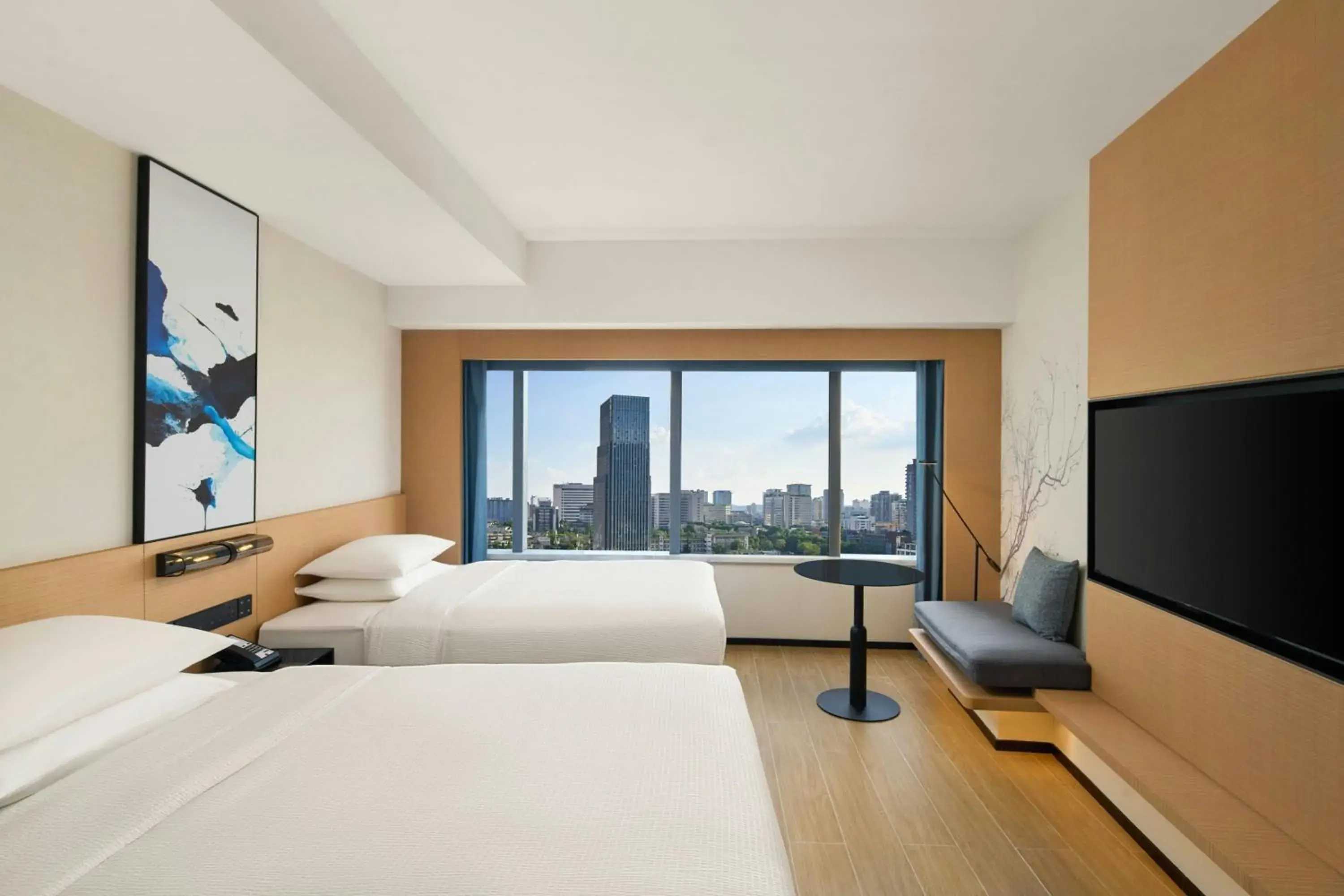 Superior Double Room with Two Double Beds and City View in Fairfield by Marriott Chengdu Tianfu Square Superior Double Room with Two Double Beds and City View in Fairfield by Marriott Chengdu Tianfu Square