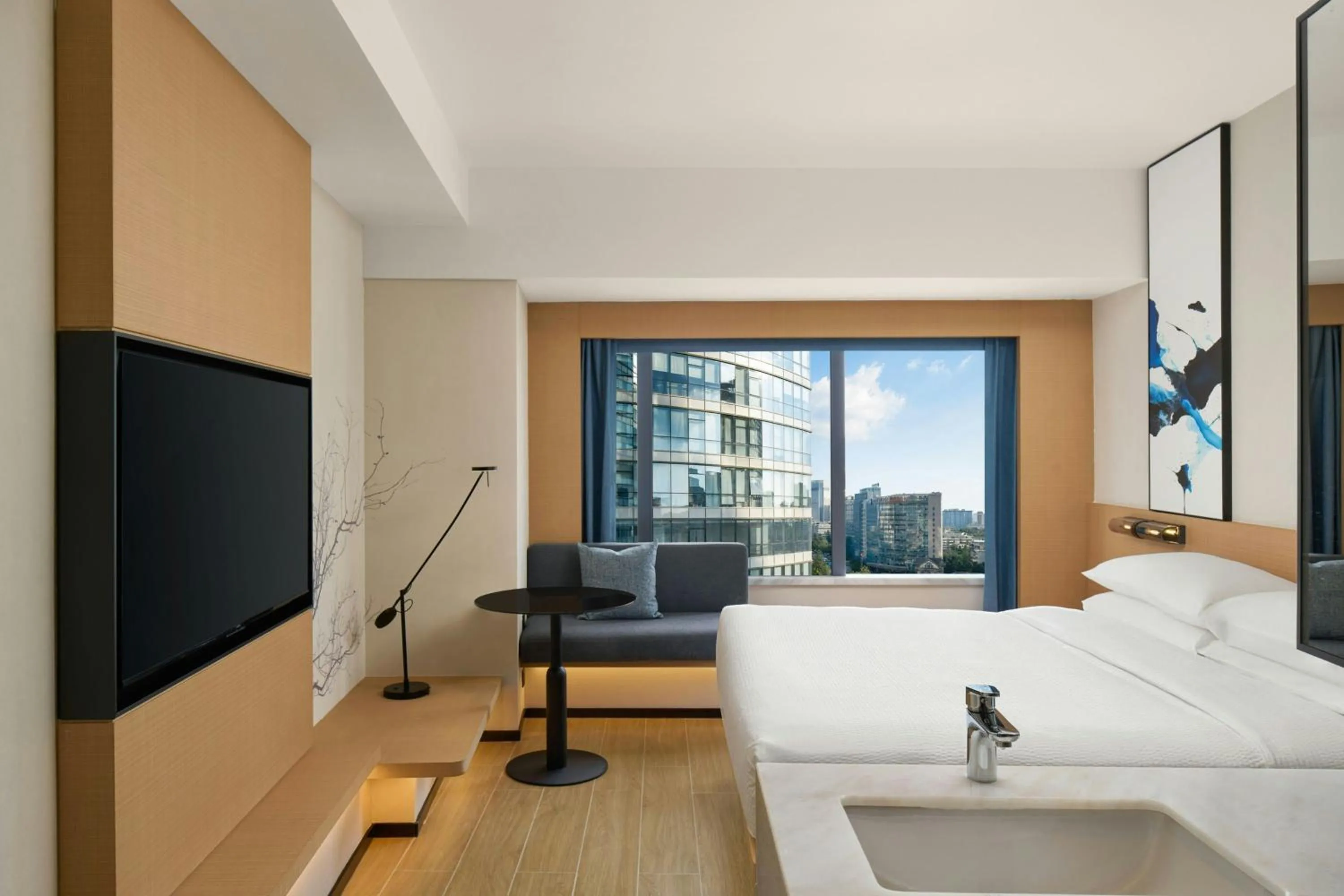 Standard King Room with City View in Fairfield by Marriott Chengdu Tianfu Square