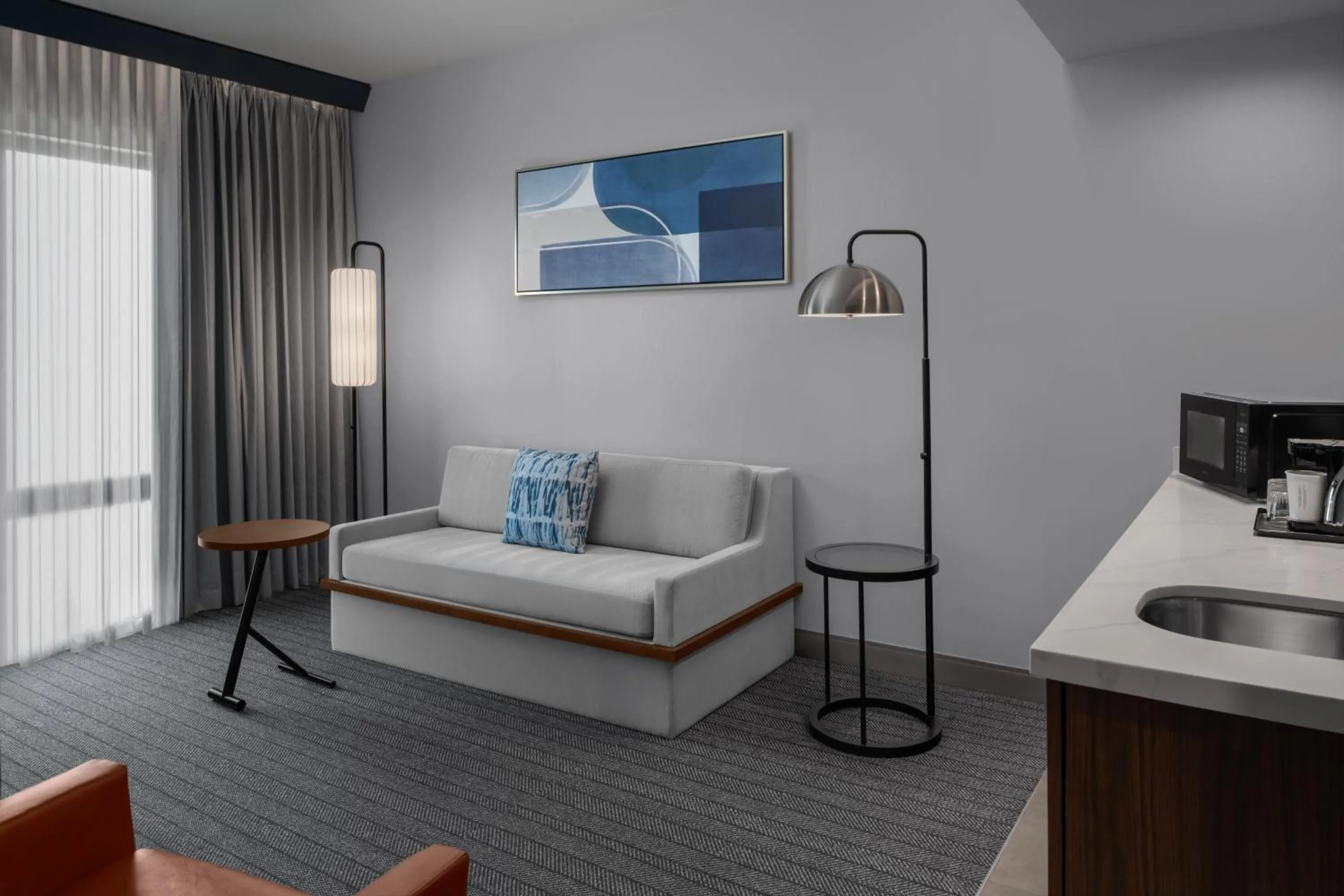 Bed in Courtyard by Marriott Woodland