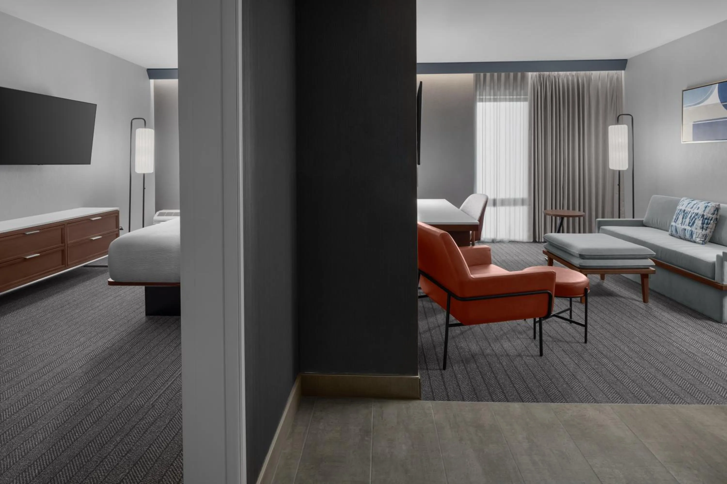 Bed in Courtyard by Marriott Woodland