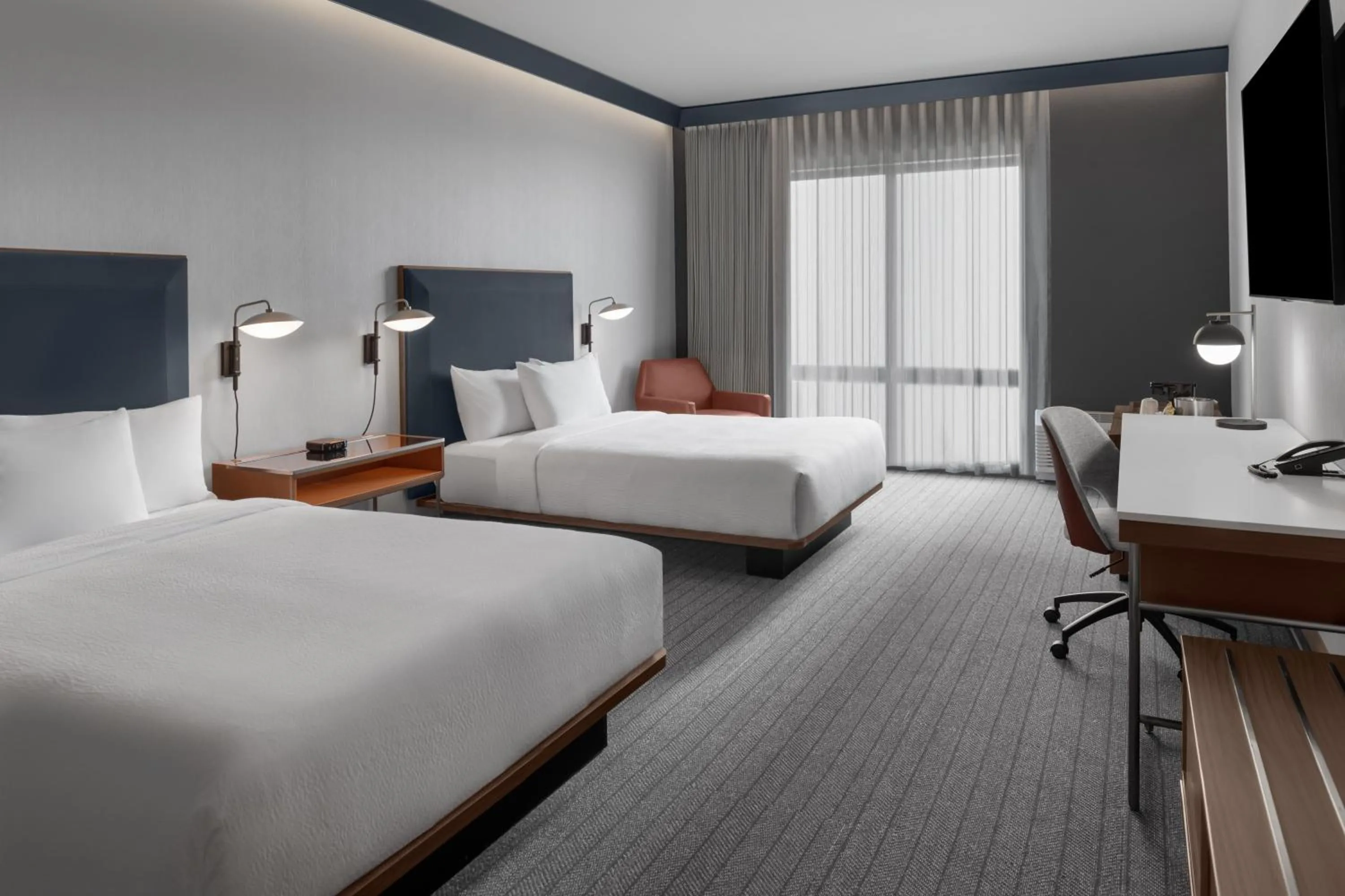 Bed in Courtyard by Marriott Woodland