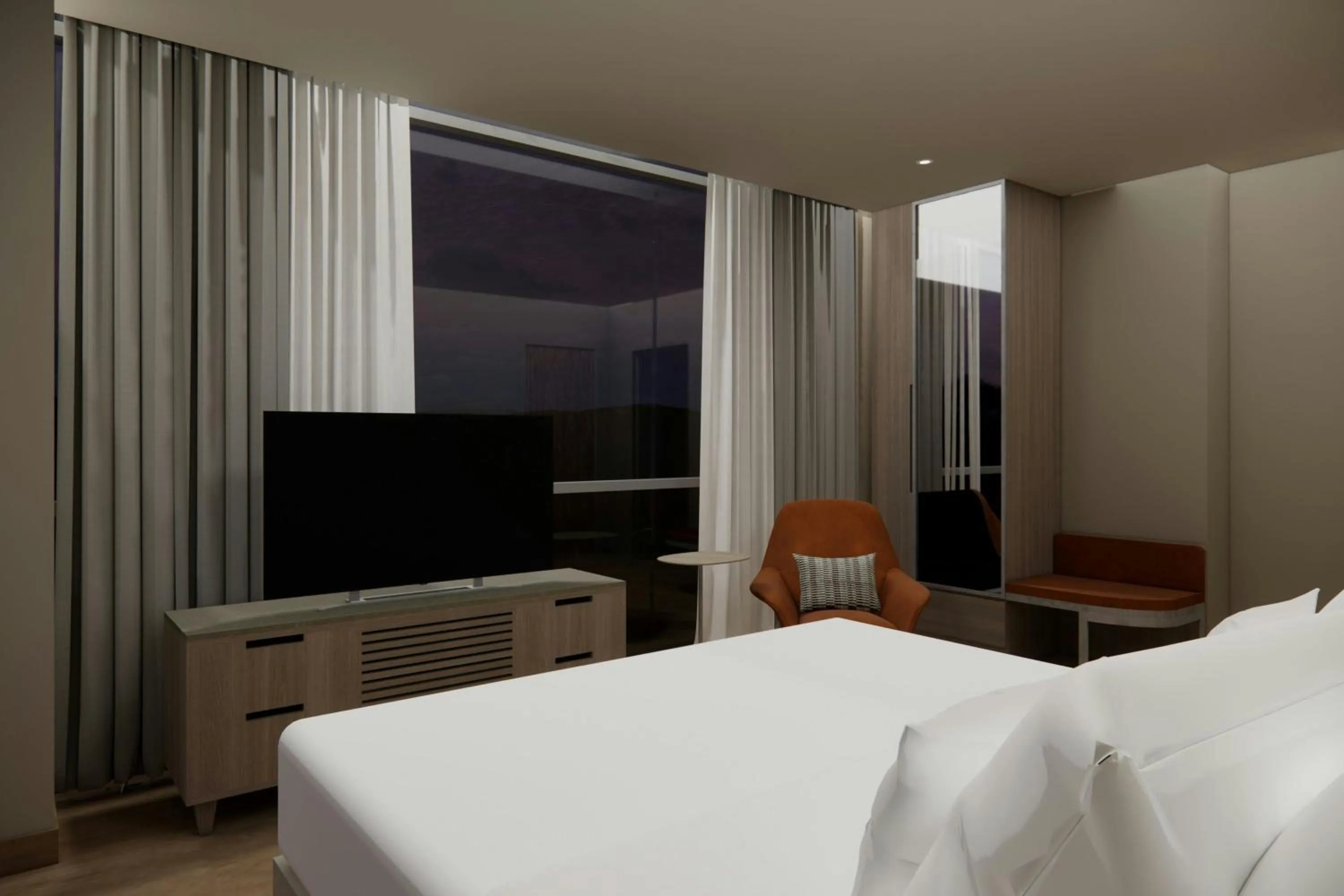 Photo of the whole room, Bed in Courtyard by Marriott Quito Airport