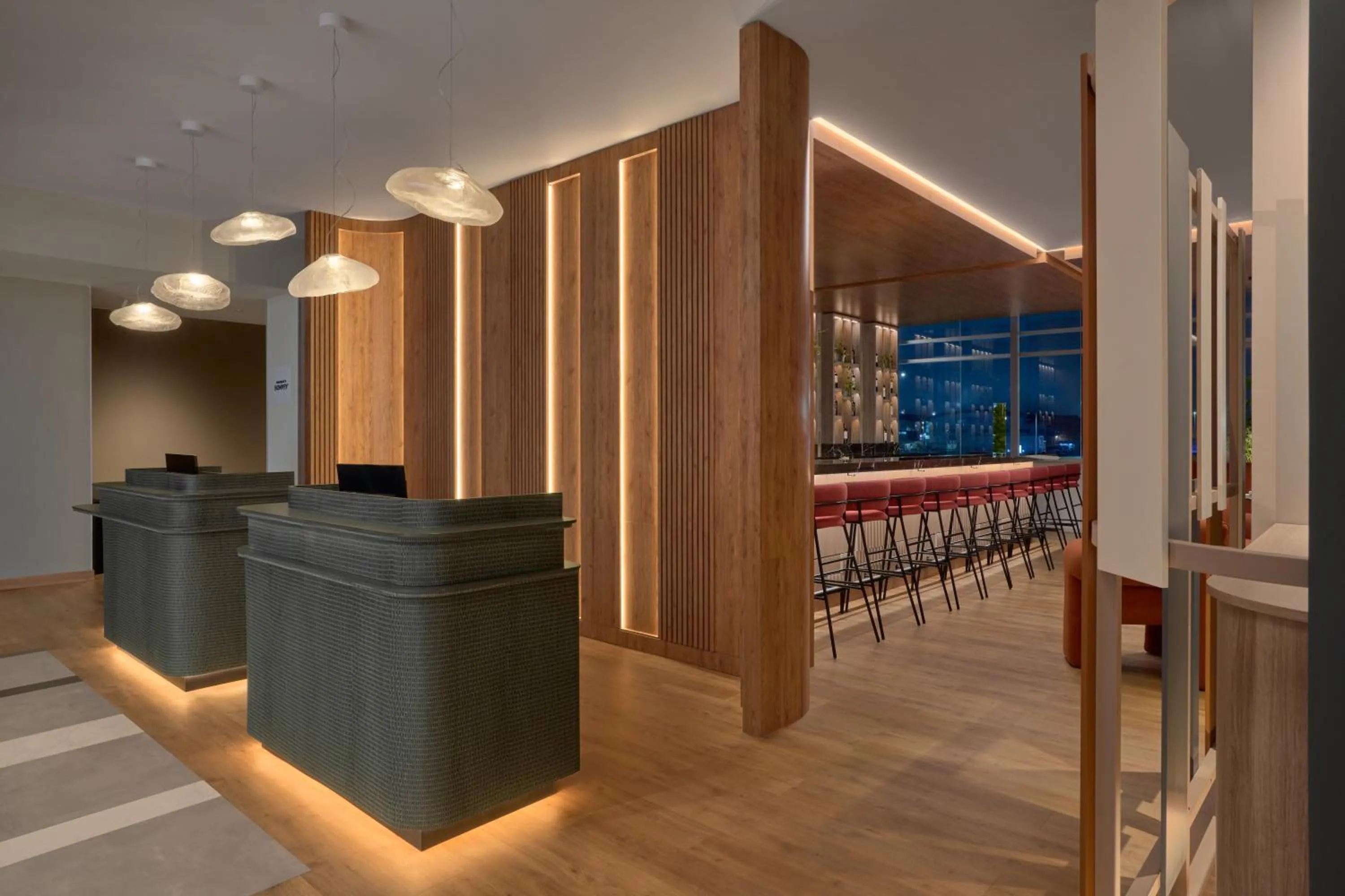 Lobby or reception in Courtyard by Marriott Quito Airport