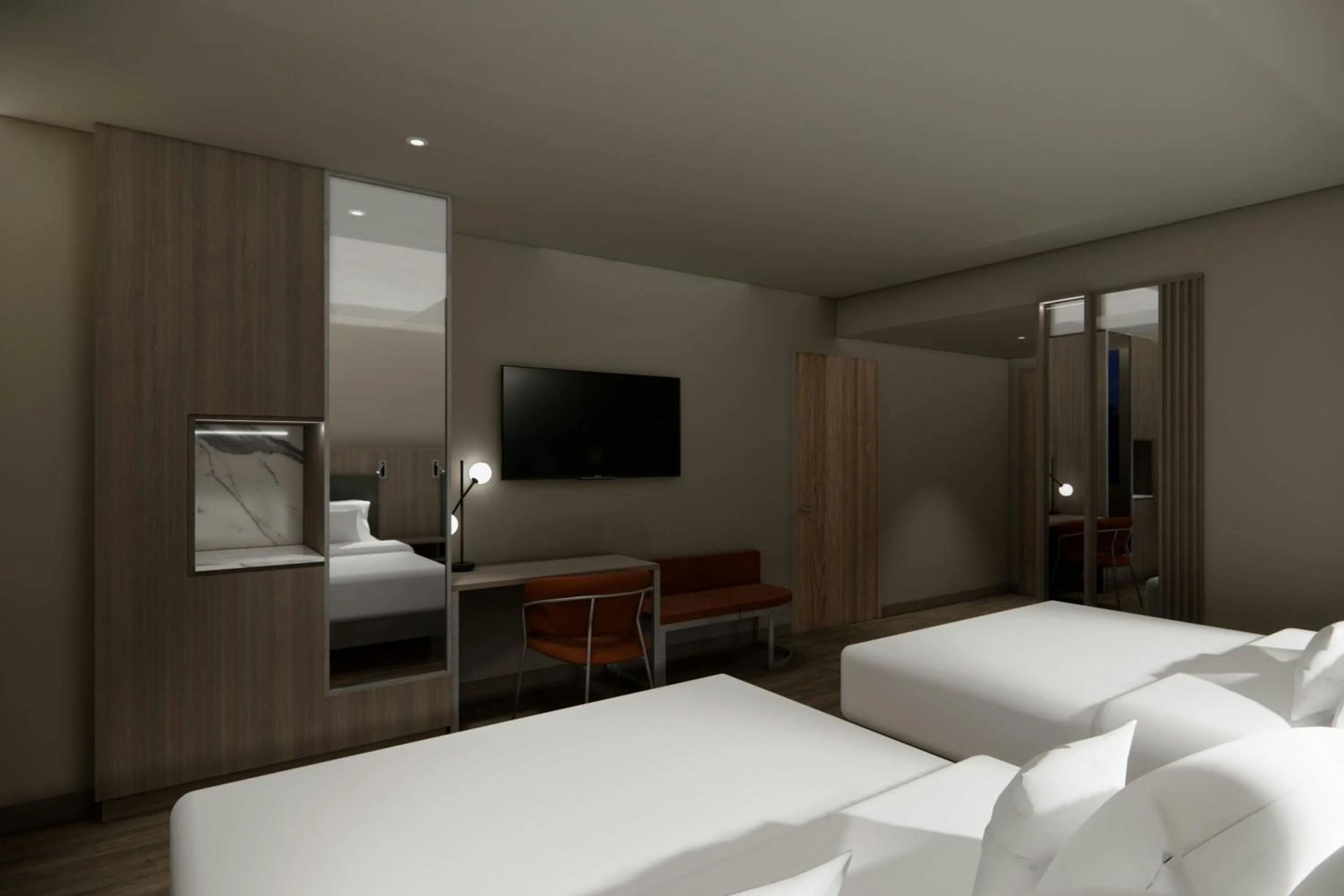 Photo of the whole room, Bed in Courtyard by Marriott Quito Airport