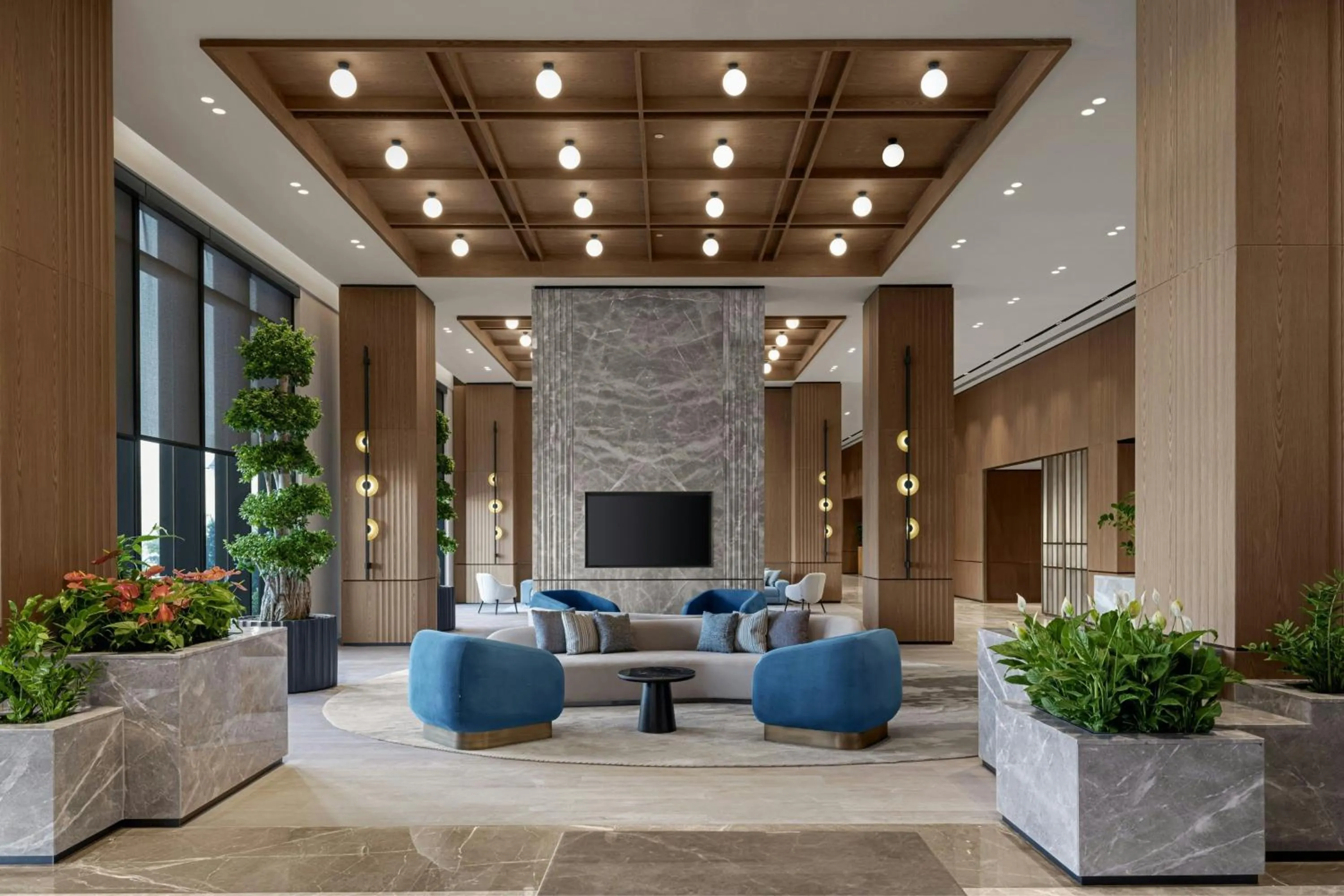 Lobby or reception in Marriott Executive Apartments Istanbul Tema World