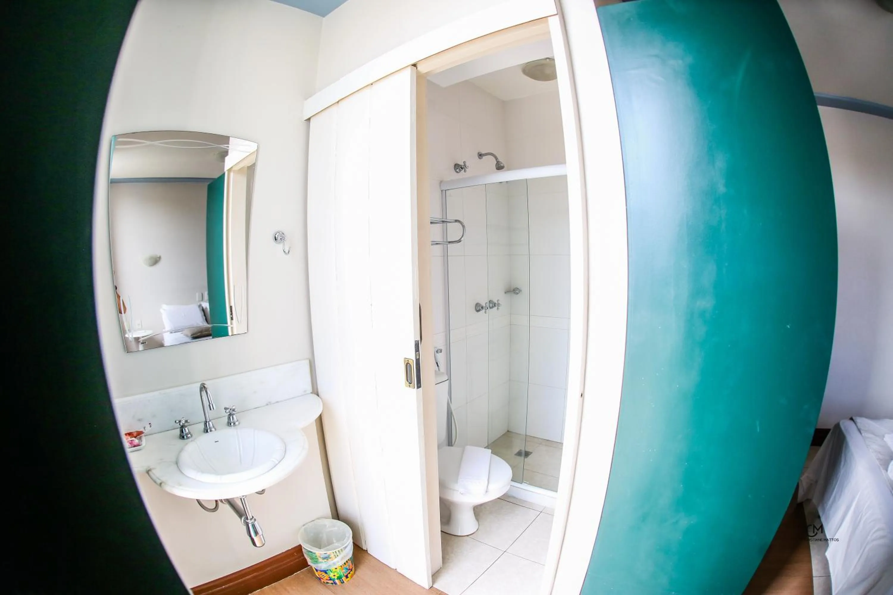 Shower in Hotel Pousada da Mangueira