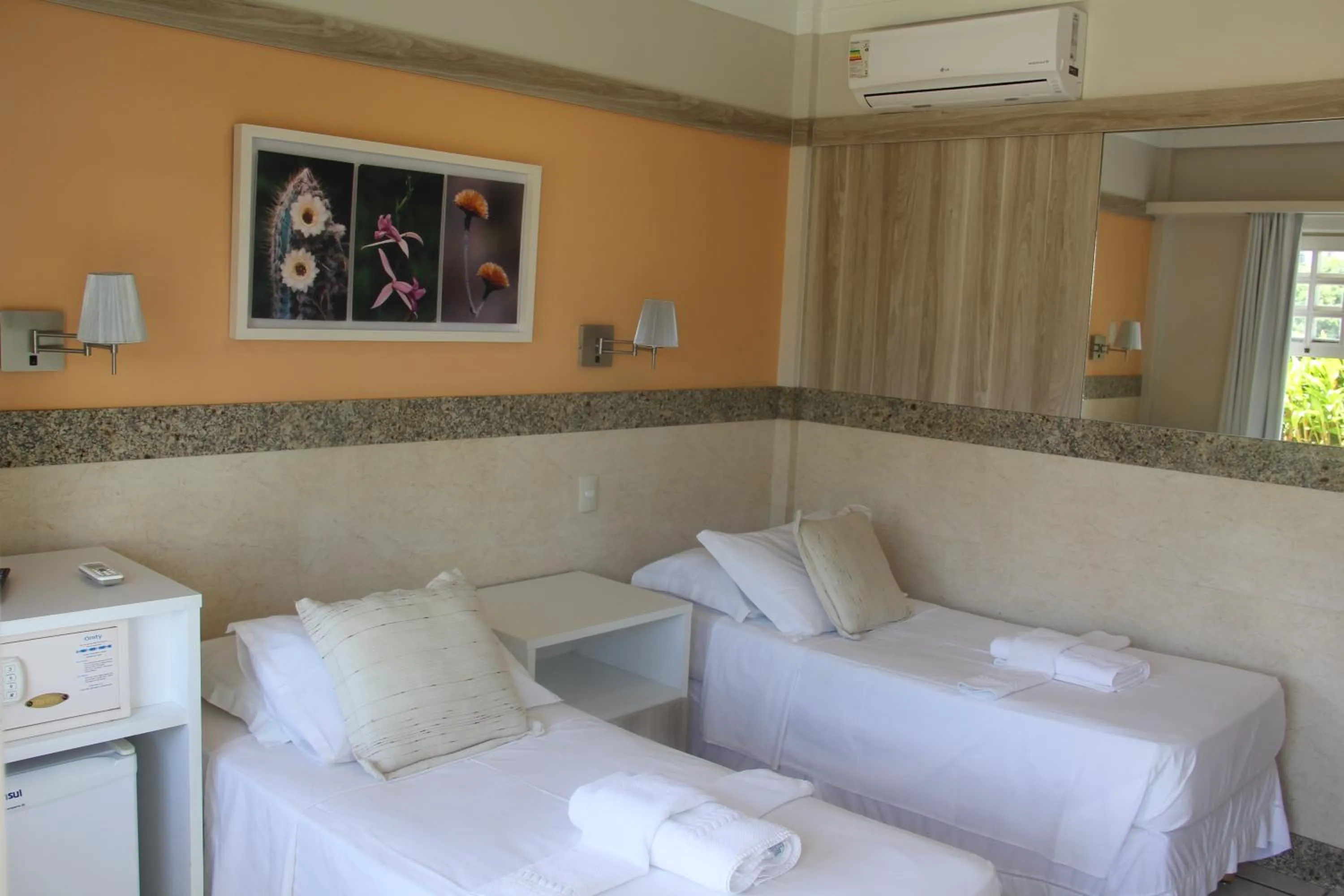 Bed in Hotel Pousada da Mangueira