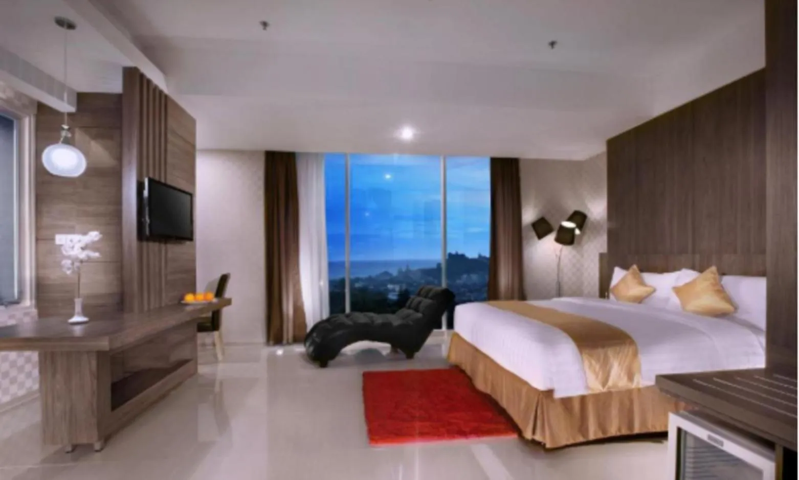 Bedroom, Bed in Aston Lampung City Hotel