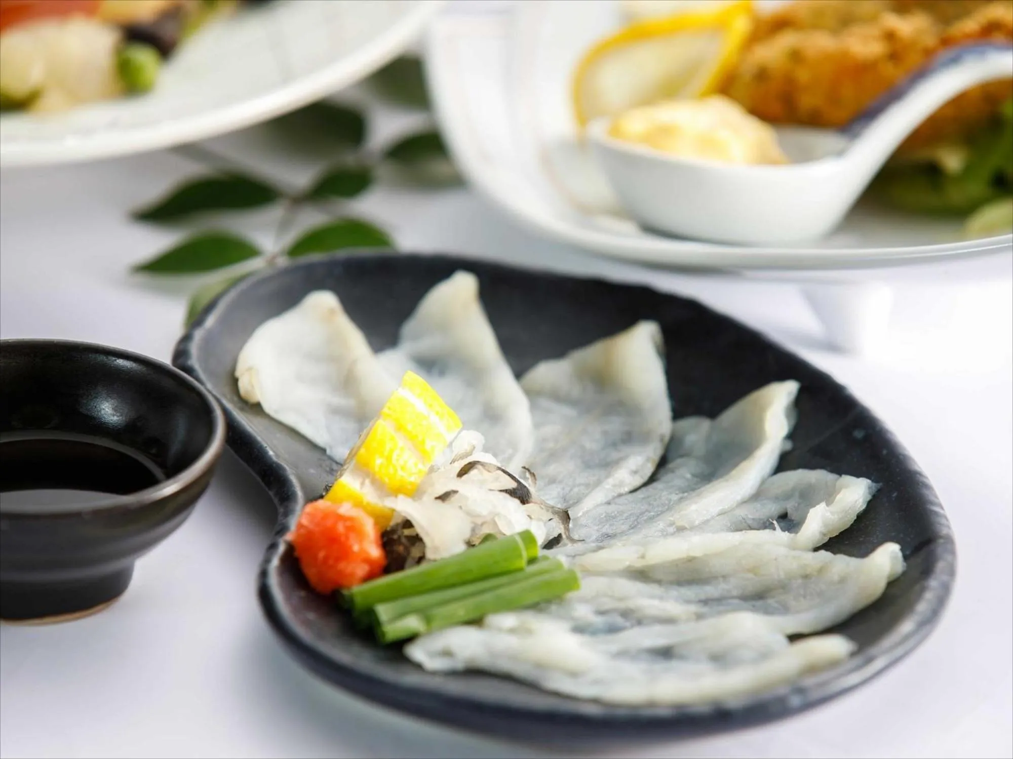 Food close-up in Hagi Kanko Hotel
