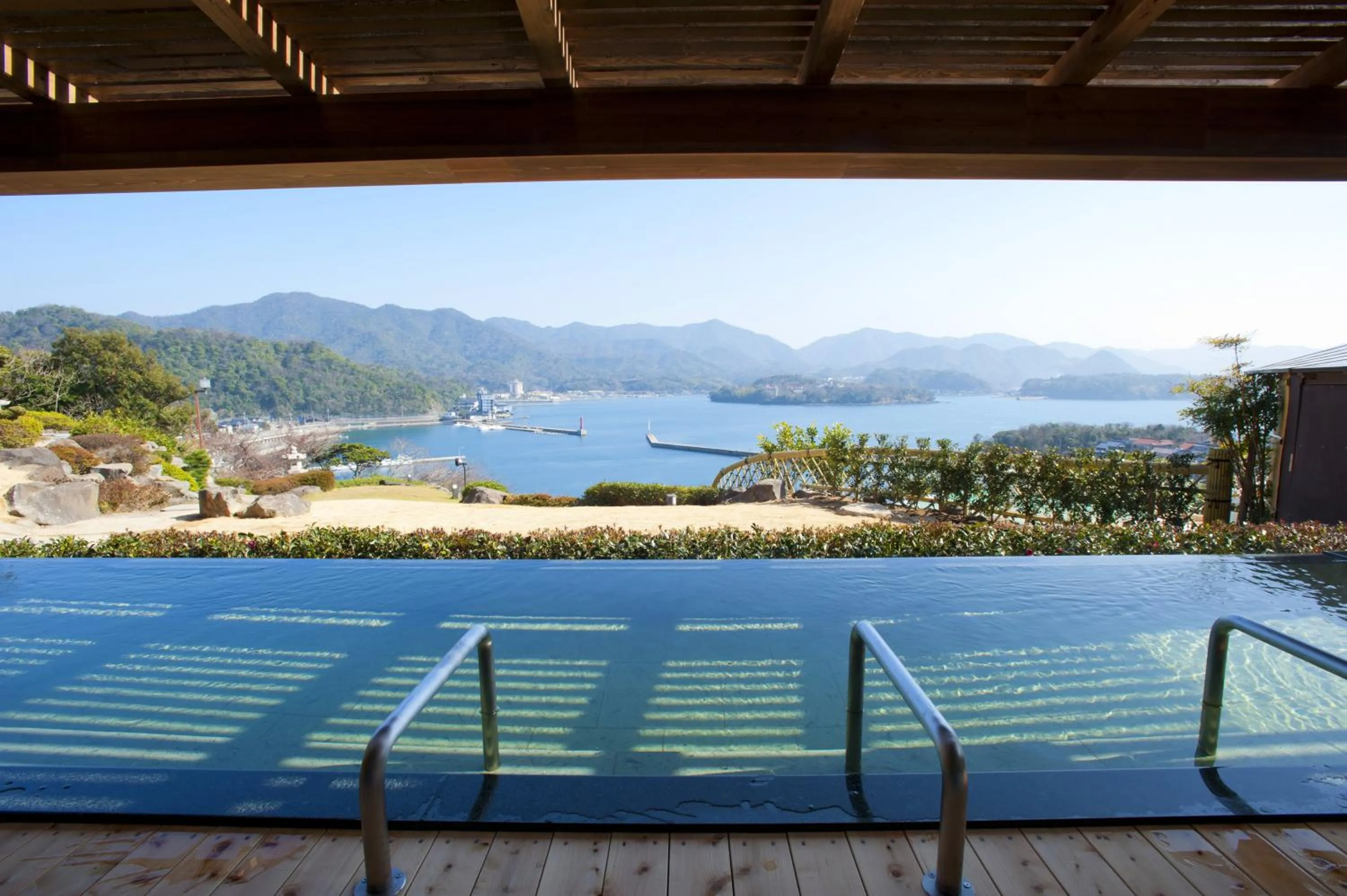 Open Air Bath in Hagi Kanko Hotel