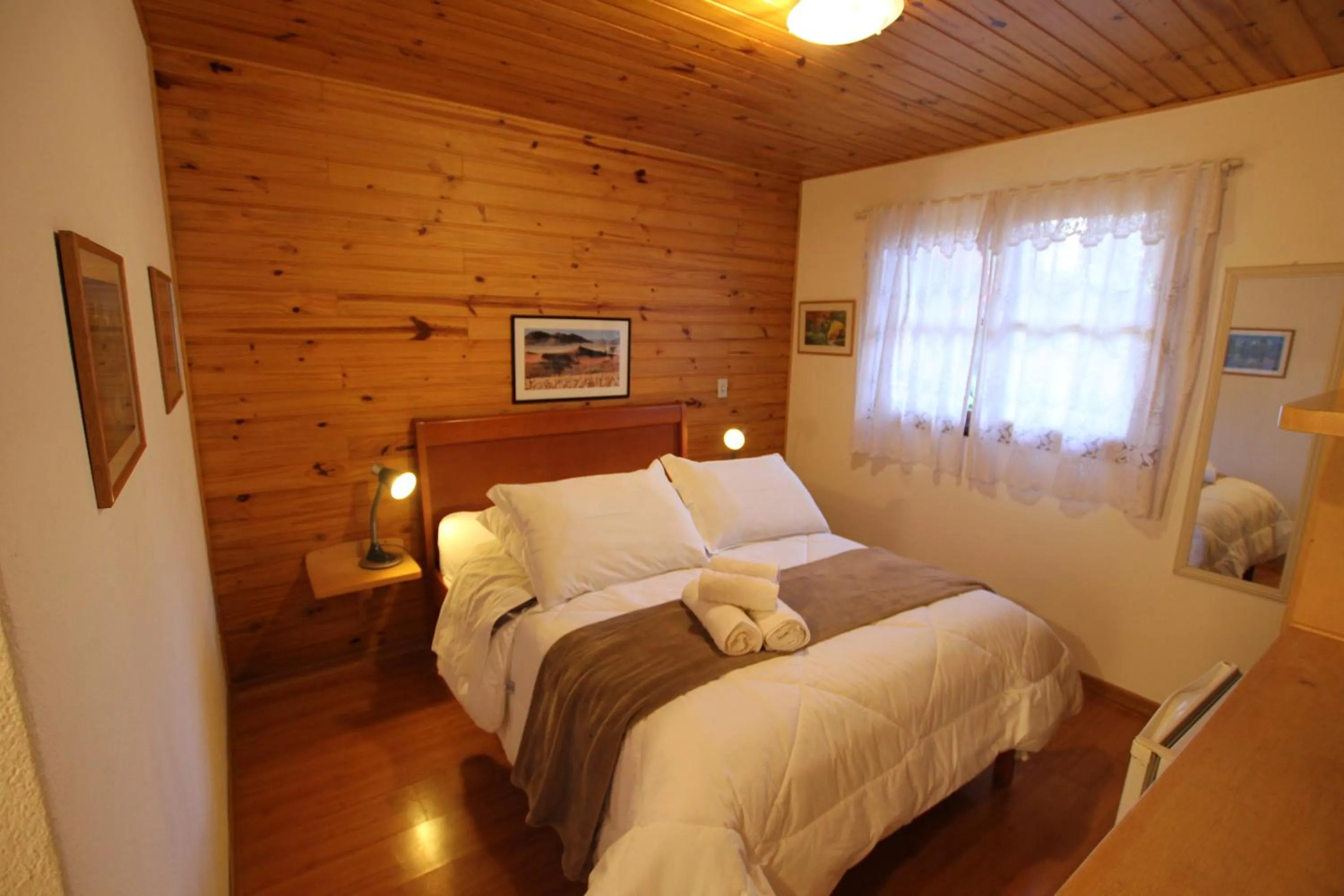 Bed in Pousada Aguia da Montanha