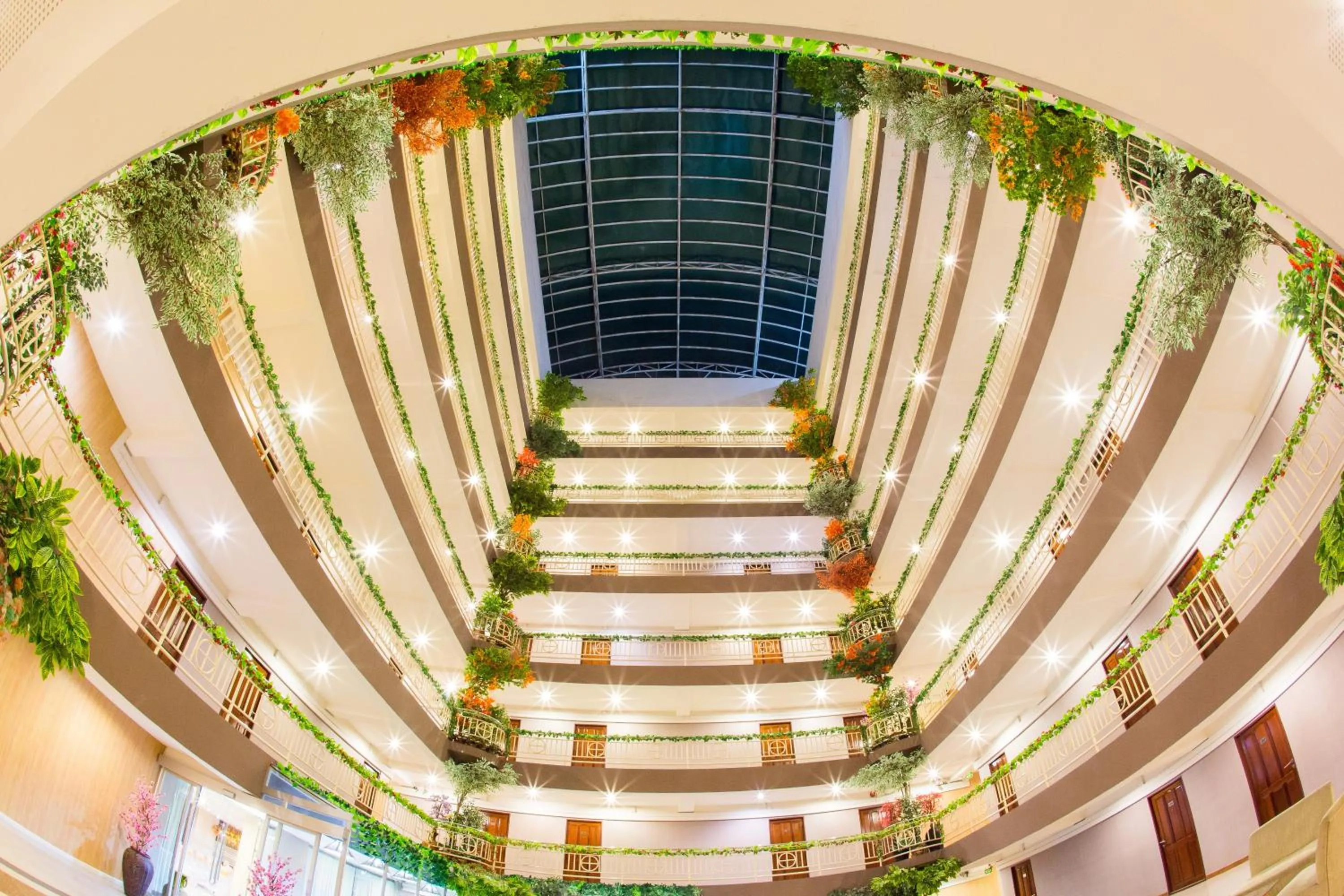 Bird's eye view in Three Seasons Bangkok