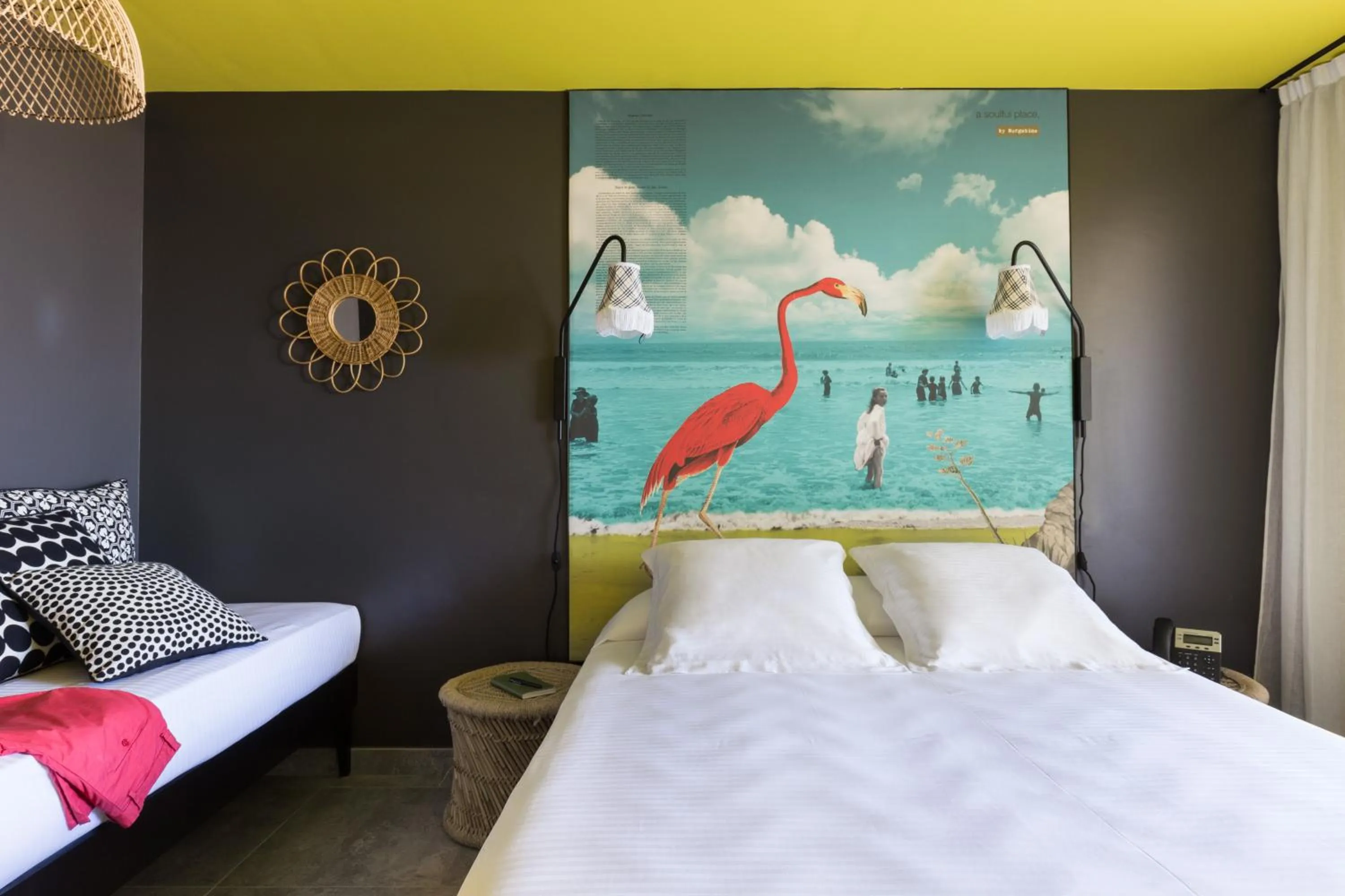 Bedroom, Bed in Dina Morgabine Saint Gilles