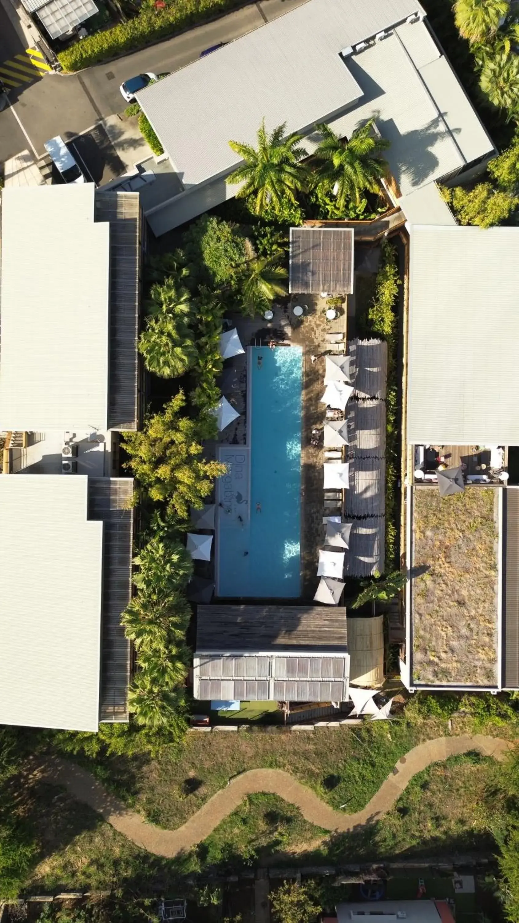 Bird's eye view in Dina Morgabine Saint Gilles Bird's eye view in Dina Morgabine Saint Gilles