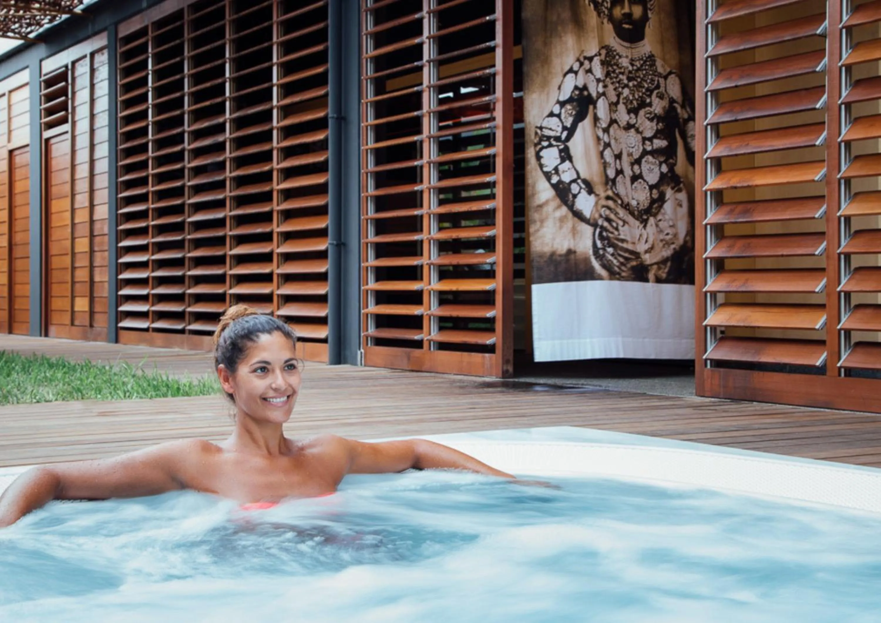 Steam room in Dina Morgabine Saint Gilles