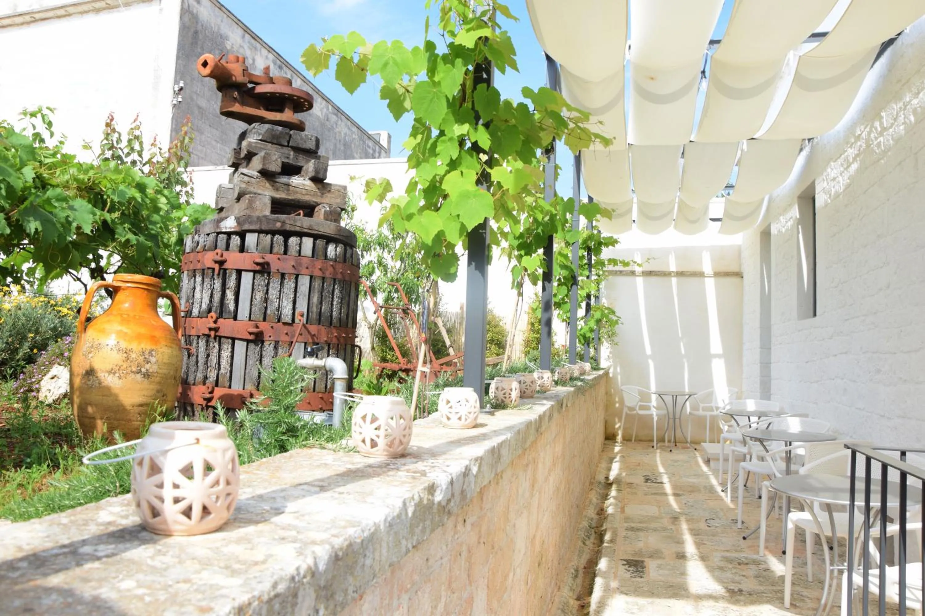 Garden view in Corte Trullo Sovrano B&B