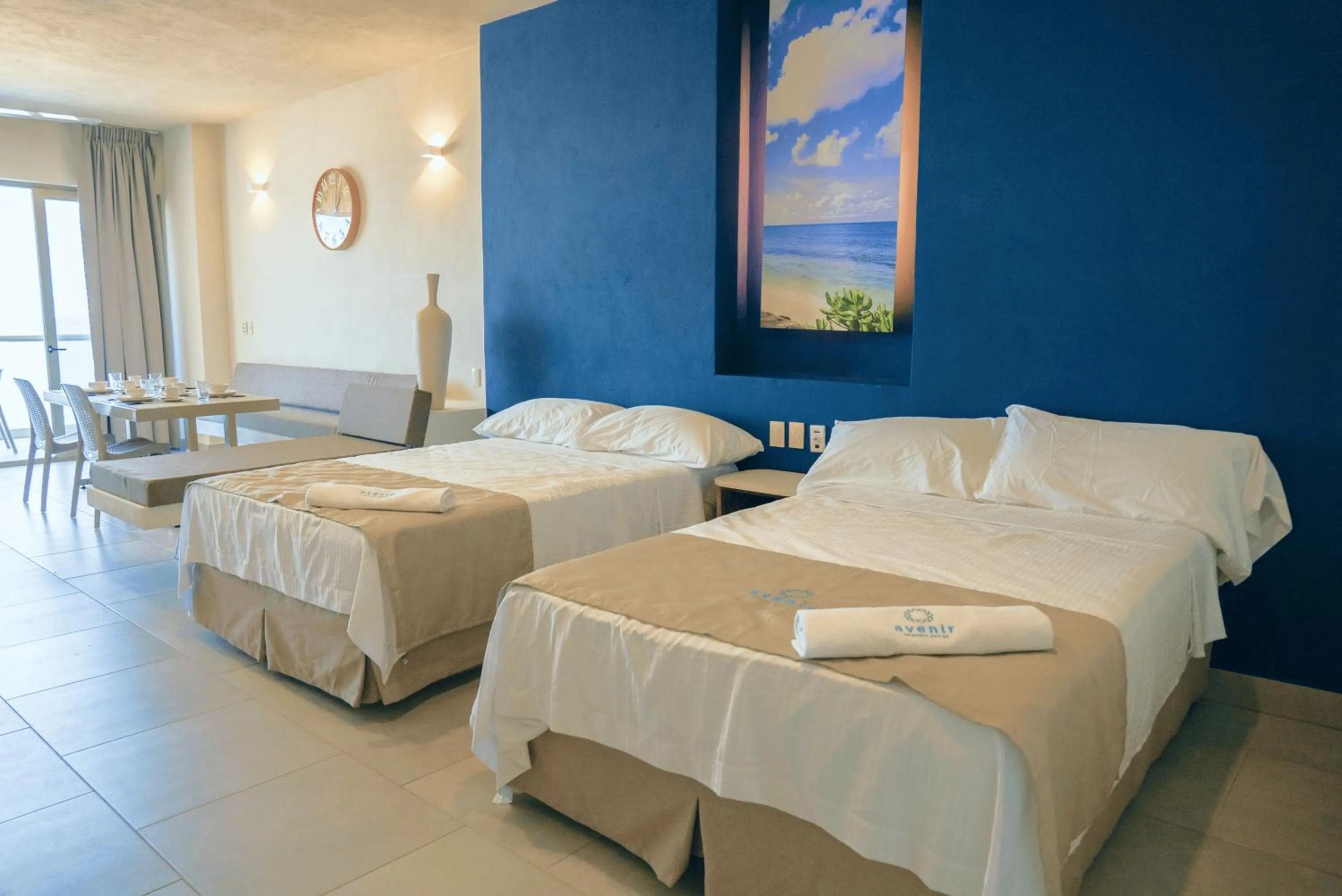 Bed in Avenir Armonia Suites
