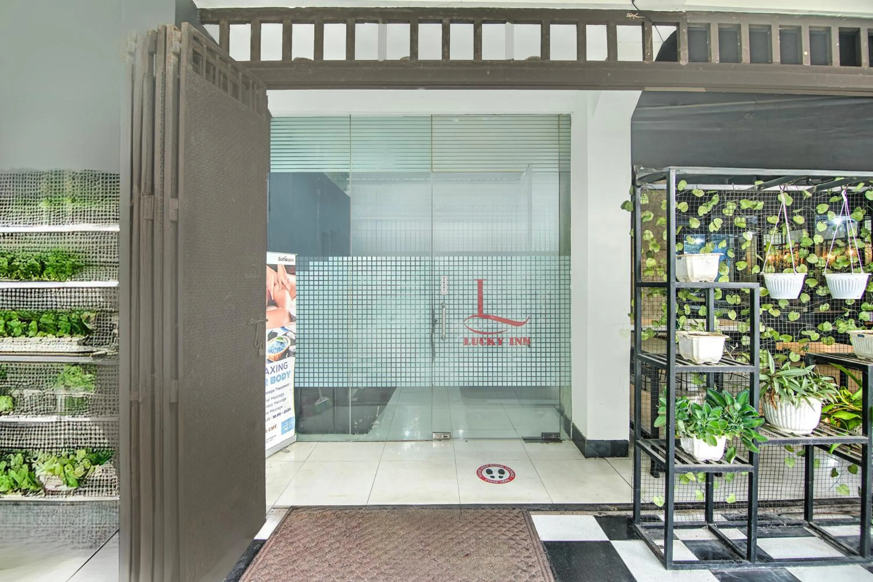 Facade/entrance in Hotel O Makassar near Mall Panakukang formerly Hotel Lucky Inn Makassar