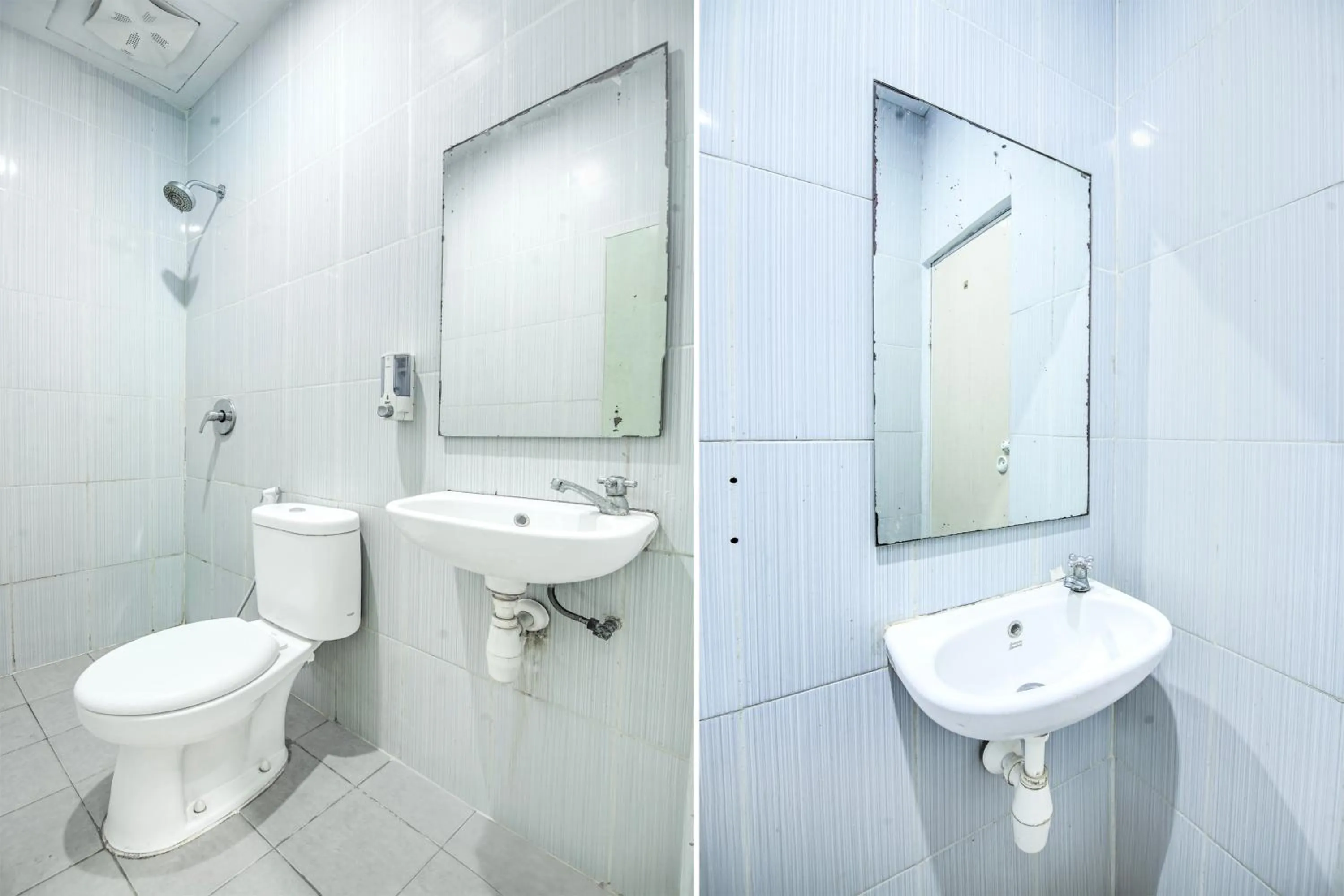 Bathroom in Hotel O Makassar near Mall Panakukang formerly Hotel Lucky Inn Makassar