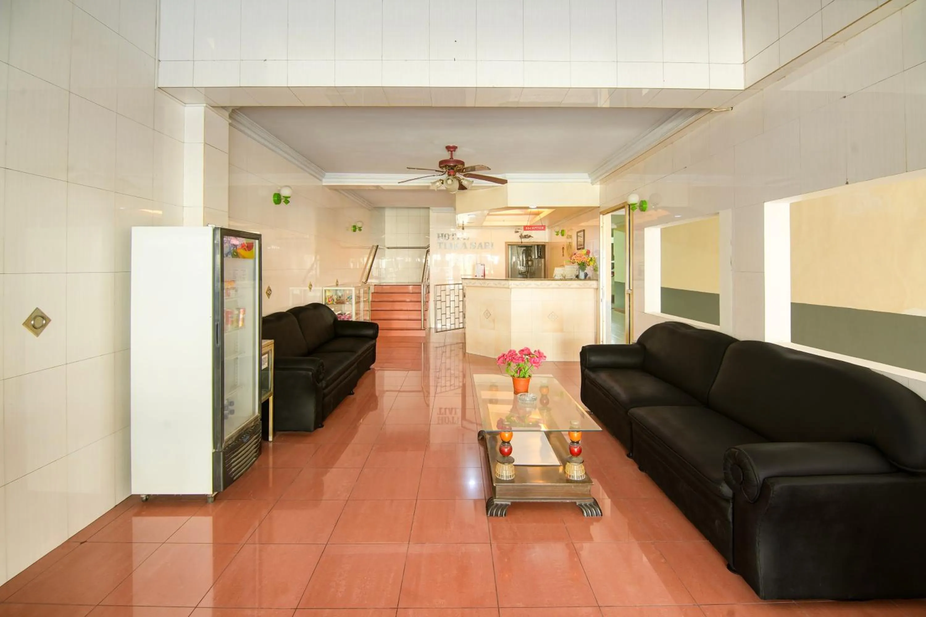 Seating area in Hotel O Makassar near Pantai Losari formerly Hotel Tiara Sari